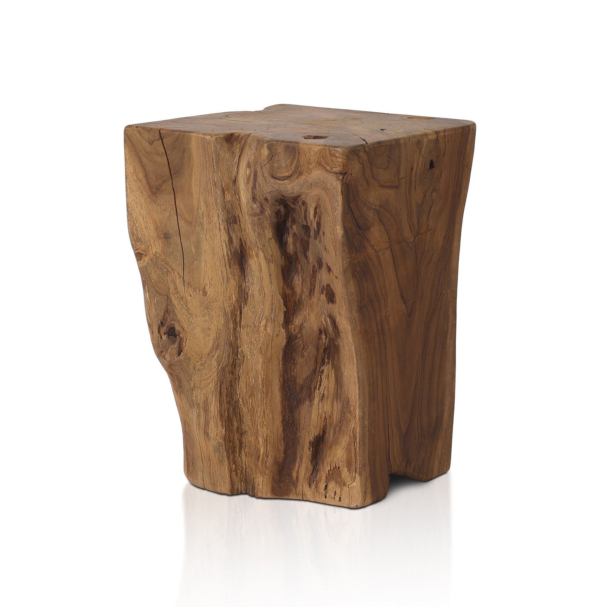 Teak Square Stool