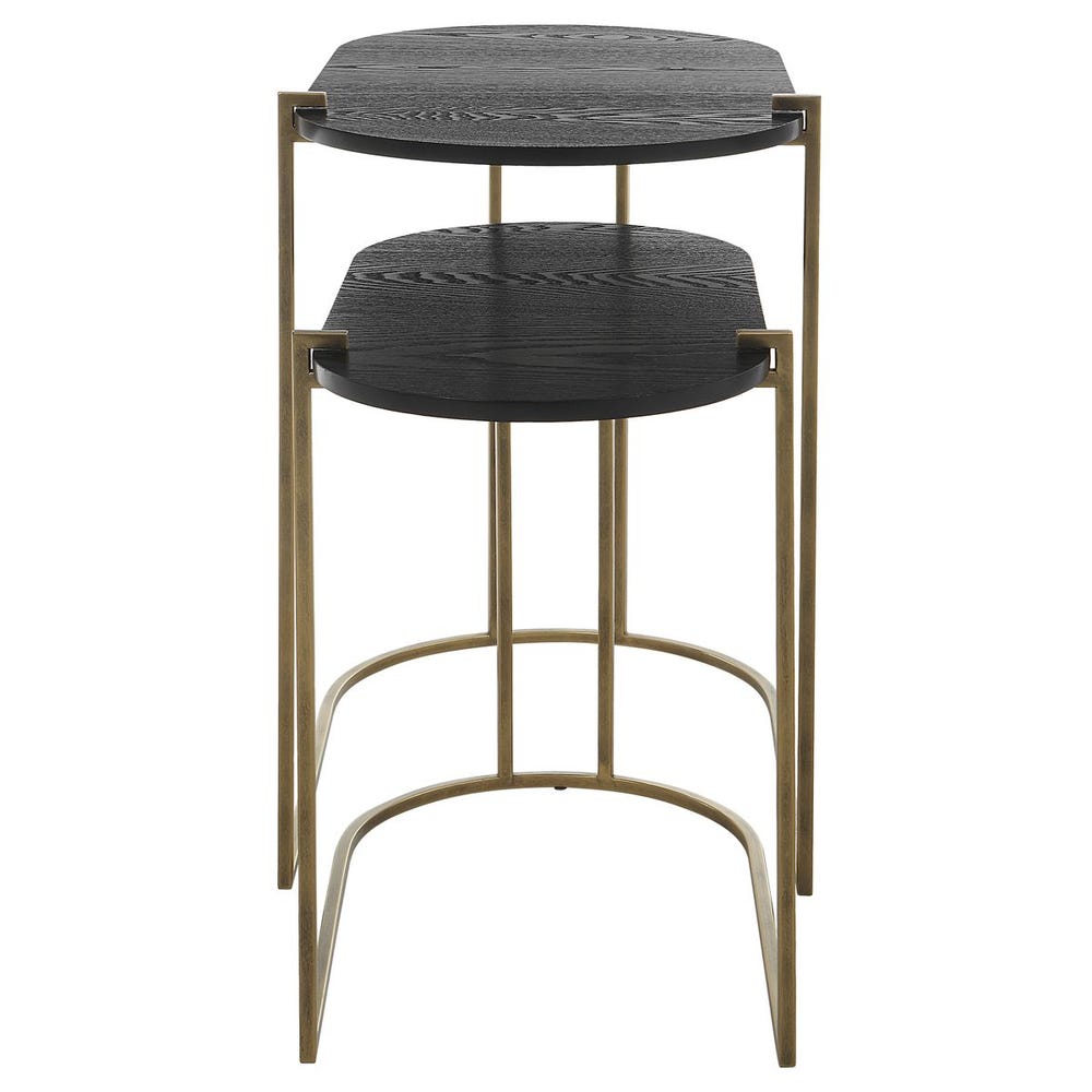 Uttermost Aztec Wood Nesting Tables - Set of 2