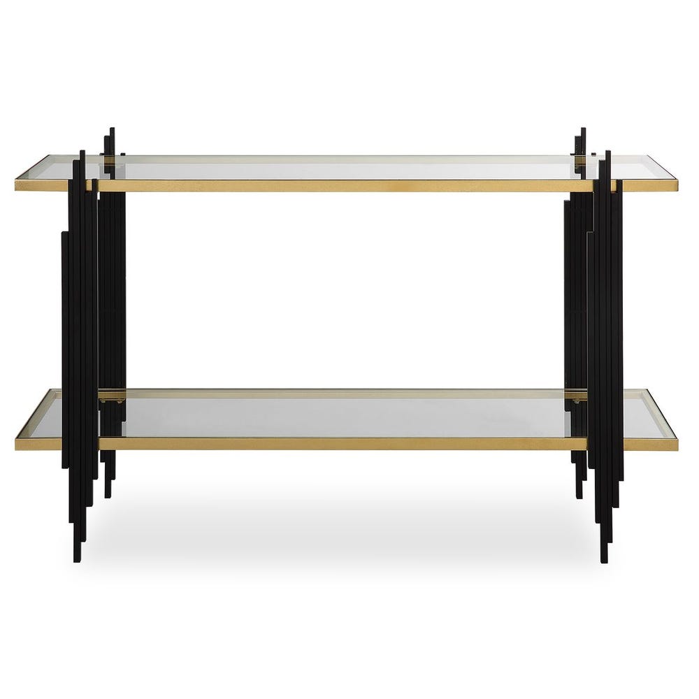 Uttermost Empire Cityscape Console Table