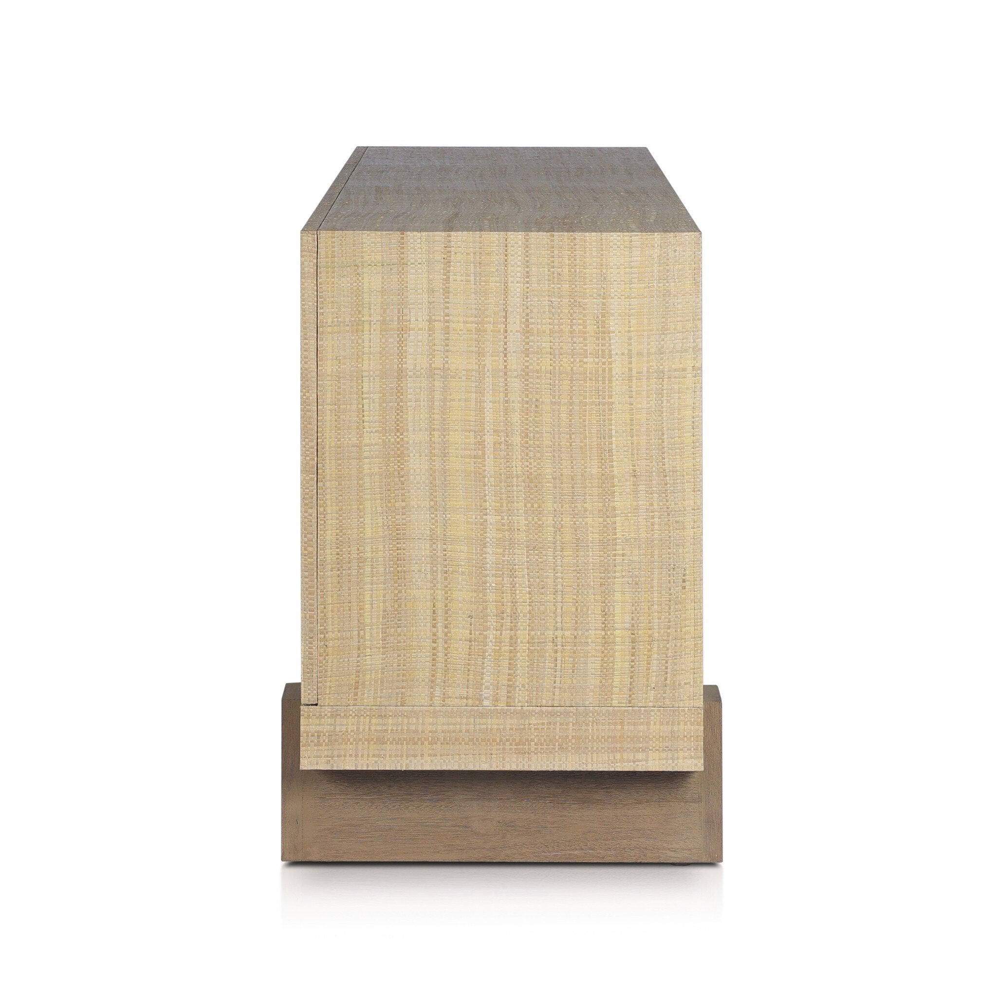 Hatch Sideboard - Natural Raffia Sideboards Four Hands Sideboards,https://www.oldbonesco.com,Mid Century Furniture, Furniture Sale, Old Bones Co, Mid Century Sale, Four Hands Furniture, Sale,Gus, Sale,Perigold Hatch Sideboard - Natural Raffia Sideboards Sale, Perigold Sale Hatch Sideboard - Natural Raffia,Hatch Sideboard - Natural Raffia Lulu and Georgia,Burke Decor Sale Hatch Sideboard - Natural Raffia, open box furniture,Open Box Hatch Sideboard - Natural Raffia