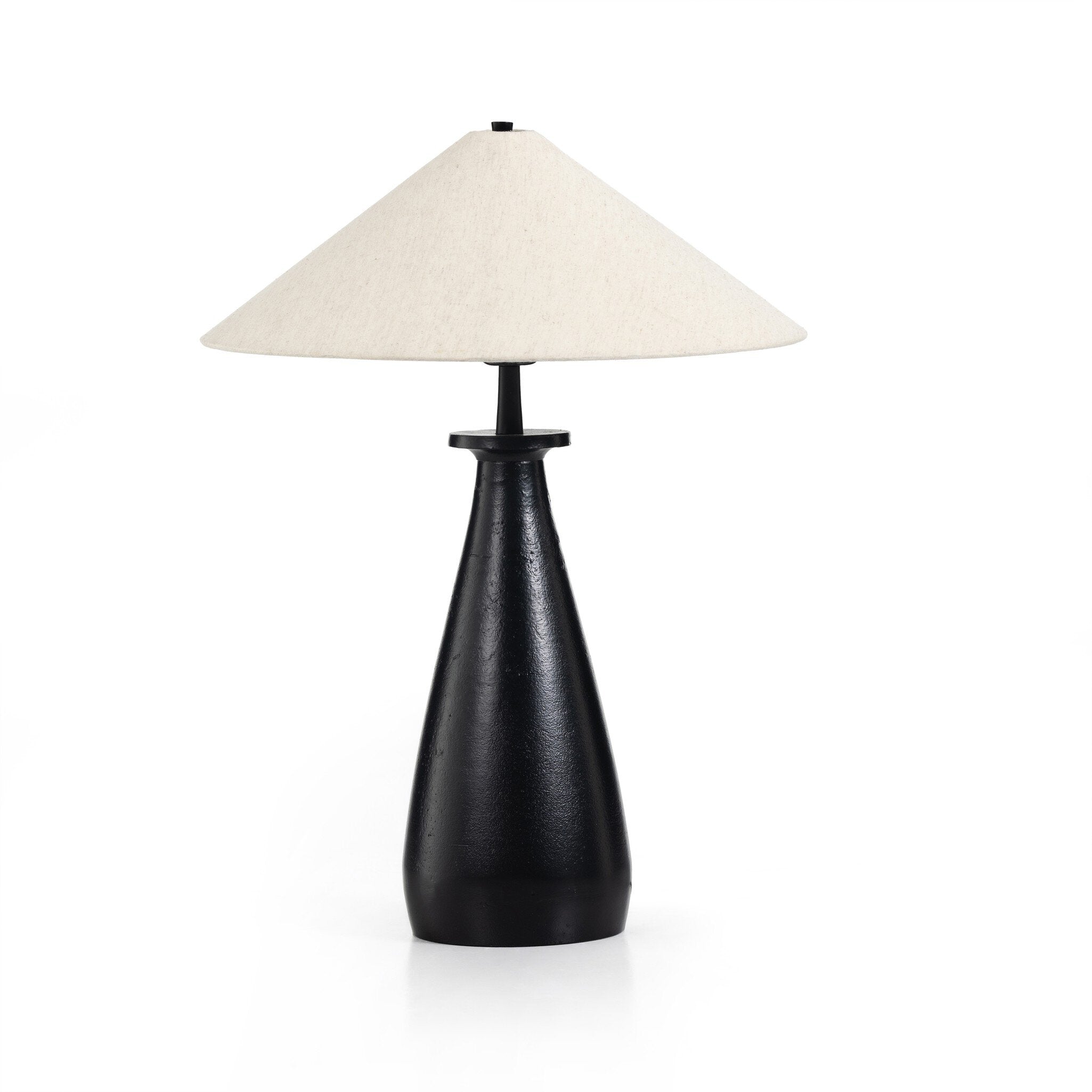 Innes Tapered Shade Table Lamp - Matte Black Cast Aluminum Table Lamps Four Hands Default Title Table Lamps,https://www.oldbonesco.com,Mid Century Furniture, Furniture Sale, Old Bones Co, Mid Century Sale, Four Hands Furniture, Sale,Gus, Sale,Perigold Innes Tapered Shade Table Lamp - Matte Black Cast Aluminum Table Lamps Sale, Perigold Sale Innes Tapered Shade Table Lamp - Matte Black Cast Aluminum,Innes Tapered Shade Table Lamp - Matte Black Cast Aluminum Lulu and Georgia,Burke Decor Sale Innes Tapered