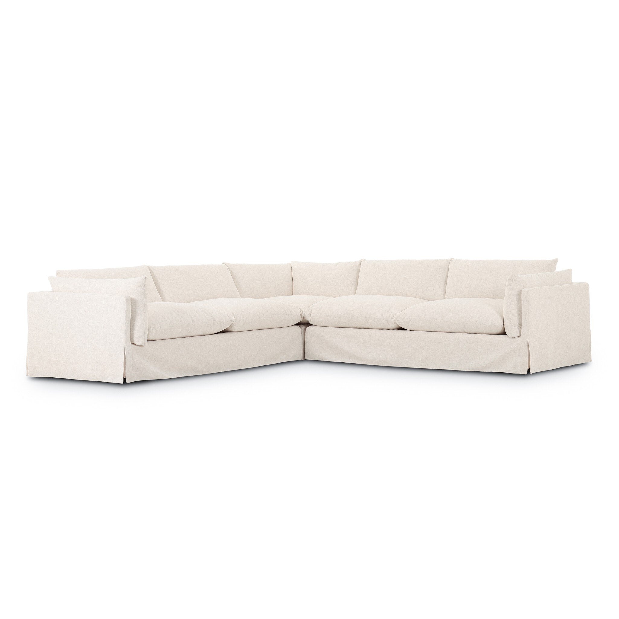 Habitat 3-Piece Sectional - Crypton Nomad Snow