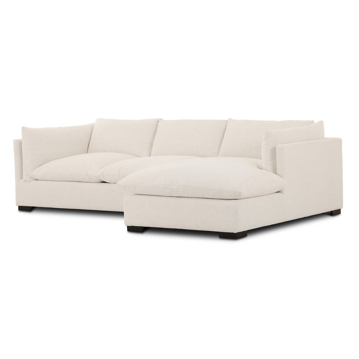 Westwood 112" 2-Piece Sectional - Crypton Nomad Snow by Four Hands