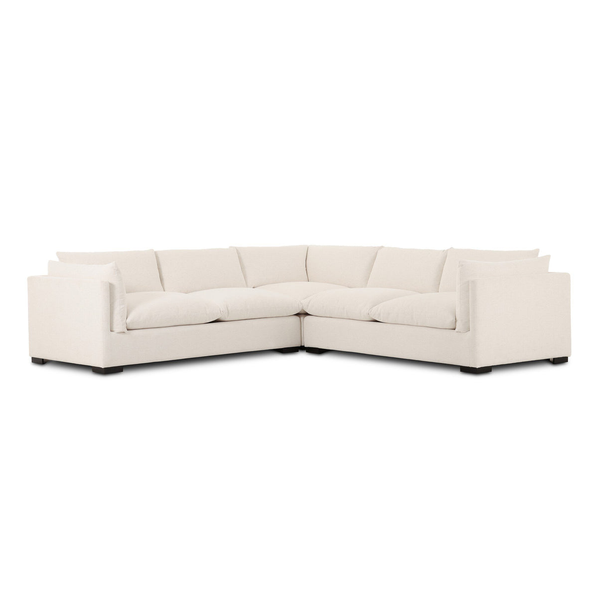 Westwood 3-Piece Sectional - Crypton Nomad Snow by Four Hands