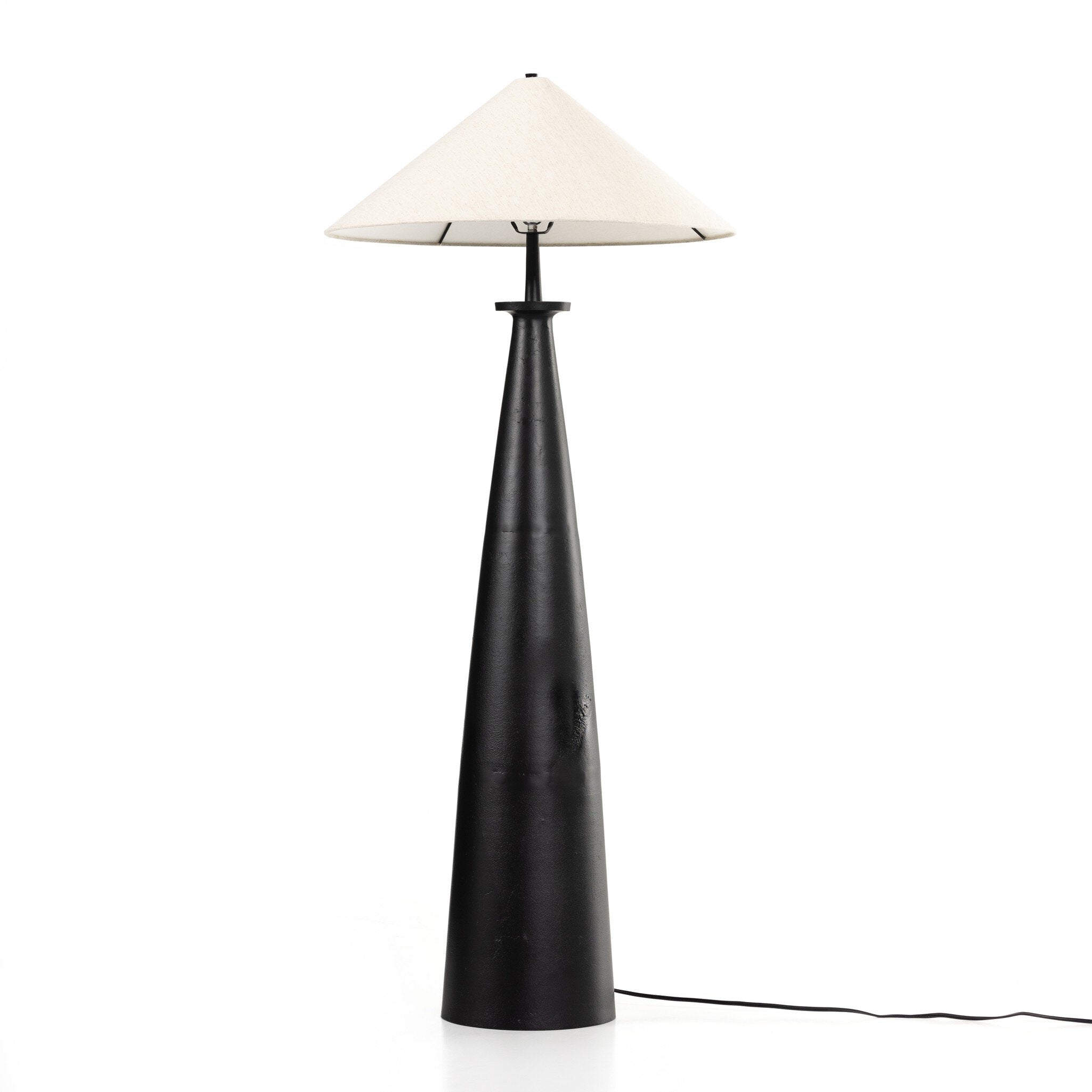 Innes Tapered Shade Floor Lamp - Matte Black Cast Aluminum Floor Lamps Four Hands     Floor Lamps,https://www.oldbonesco.com,Mid Century Furniture, Furniture Sale, Old Bones Co, Mid Century Sale, Four Hands Furniture, Sale,Gus, Sale,Perigold Innes Tapered Shade Floor Lamp - Matte Black Cast Aluminum Floor Lamps Sale, Perigold Sale Innes Tapered Shade Floor Lamp - Matte Black Cast Aluminum,Innes Tapered Shade Floor Lamp - Matte Black Cast Aluminum Lulu and Georgia,Burke Decor Sale Innes Tapered Shade Floor L