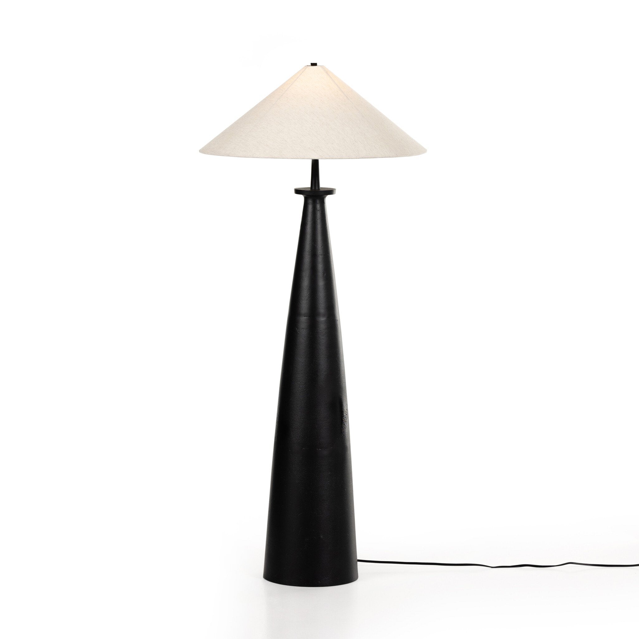 Innes Tapered Shade Floor Lamp - Matte Black Cast Aluminum Floor Lamps Four Hands     Floor Lamps,https://www.oldbonesco.com,Mid Century Furniture, Furniture Sale, Old Bones Co, Mid Century Sale, Four Hands Furniture, Sale,Gus, Sale,Perigold Innes Tapered Shade Floor Lamp - Matte Black Cast Aluminum Floor Lamps Sale, Perigold Sale Innes Tapered Shade Floor Lamp - Matte Black Cast Aluminum,Innes Tapered Shade Floor Lamp - Matte Black Cast Aluminum Lulu and Georgia,Burke Decor Sale Innes Tapered Shade Floor L