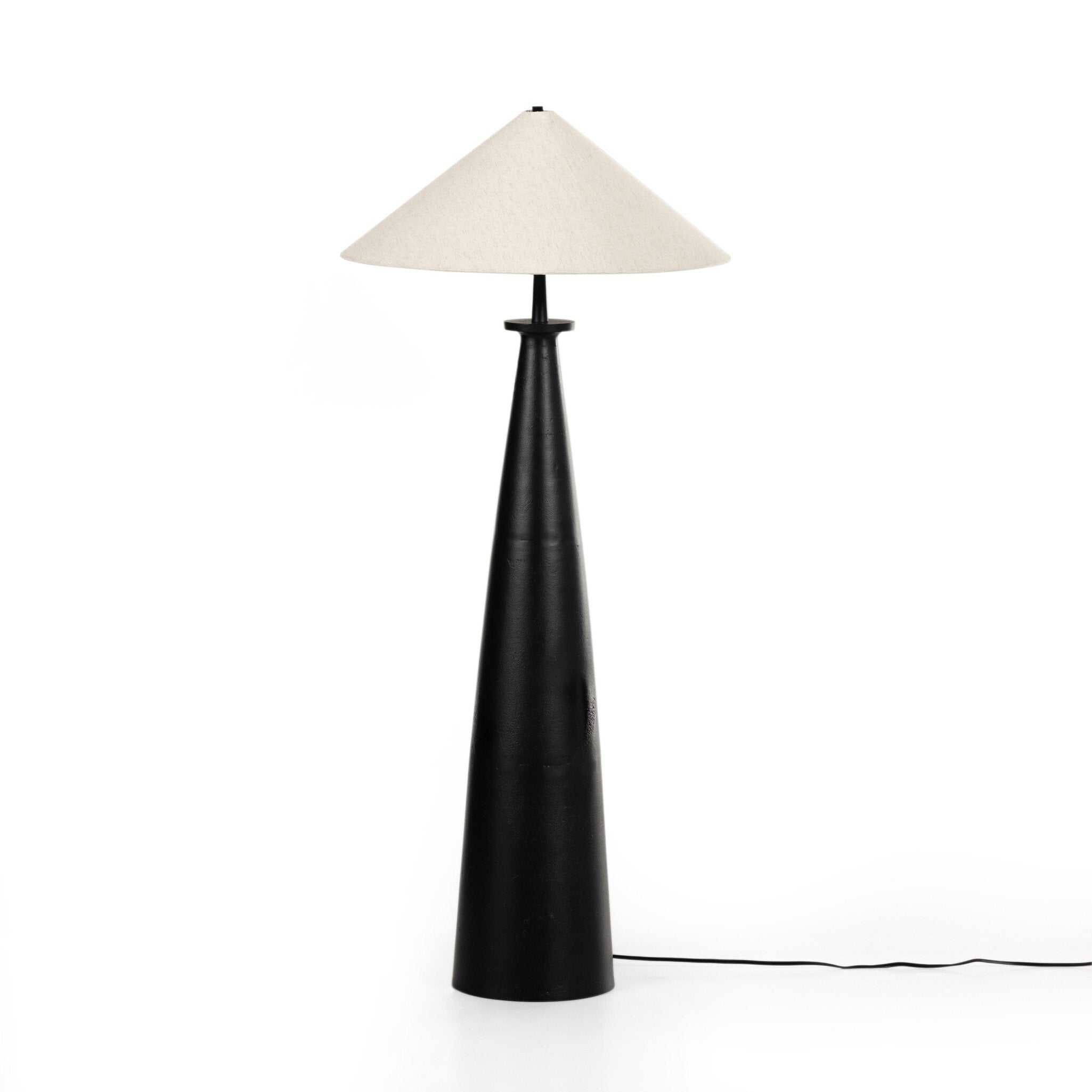 Innes Tapered Shade Floor Lamp - Matte Black Cast Aluminum Floor Lamps Four Hands     Floor Lamps,https://www.oldbonesco.com,Mid Century Furniture, Furniture Sale, Old Bones Co, Mid Century Sale, Four Hands Furniture, Sale,Gus, Sale,Perigold Innes Tapered Shade Floor Lamp - Matte Black Cast Aluminum Floor Lamps Sale, Perigold Sale Innes Tapered Shade Floor Lamp - Matte Black Cast Aluminum,Innes Tapered Shade Floor Lamp - Matte Black Cast Aluminum Lulu and Georgia,Burke Decor Sale Innes Tapered Shade Floor L