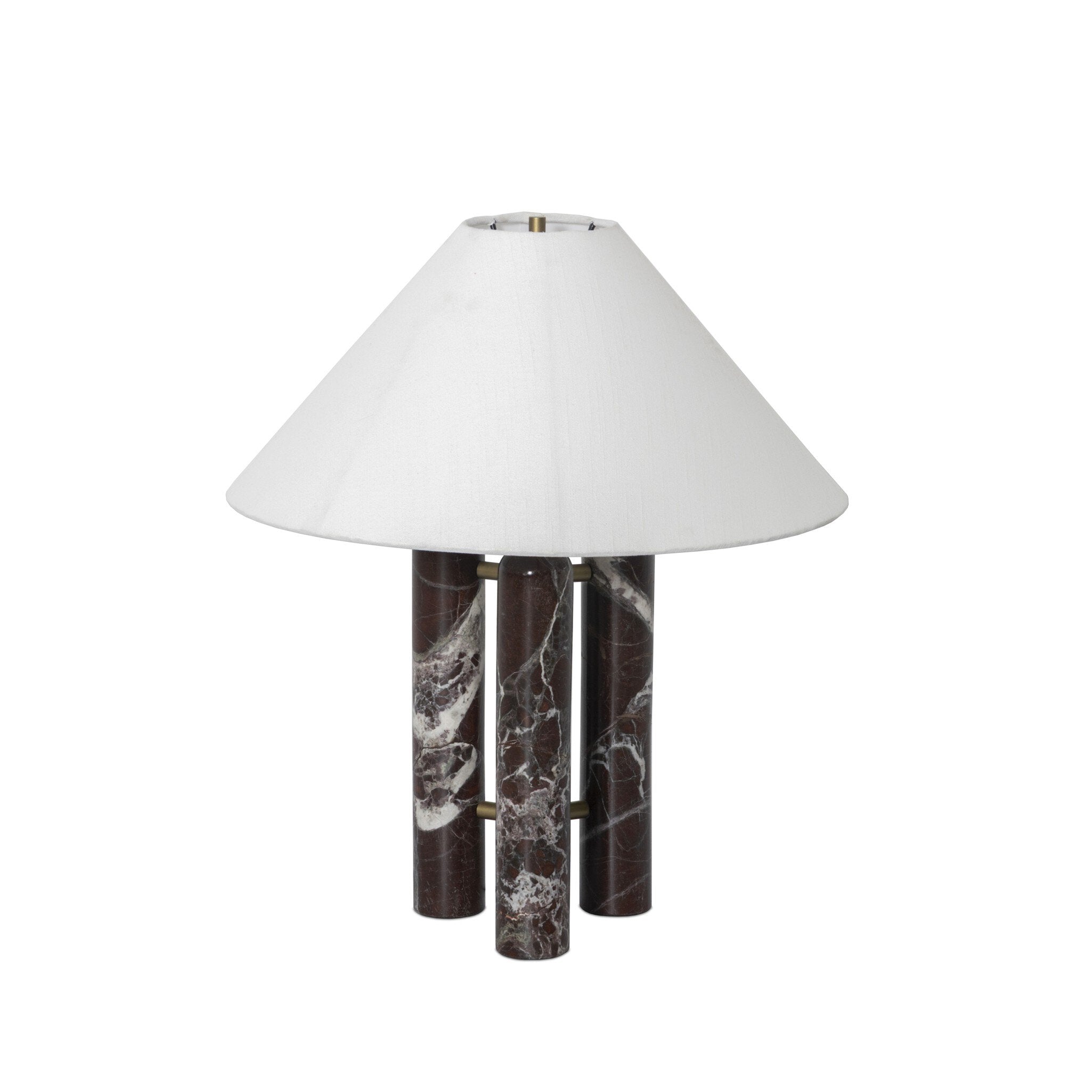 Medici Table Lamp - Merlot Marble