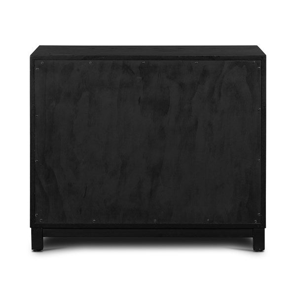Millie Nighstand-Drifted Matte Black Nightstand Four Hands     Four Hands, Mid Century Modern Furniture, Old Bones Furniture Company, Old Bones Co, Modern Mid Century, Designer Furniture, https://www.oldbonesco.com/