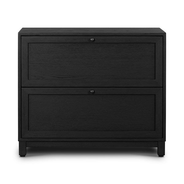 Millie Nighstand-Drifted Matte Black Nightstand Four Hands     Four Hands, Mid Century Modern Furniture, Old Bones Furniture Company, Old Bones Co, Modern Mid Century, Designer Furniture, https://www.oldbonesco.com/