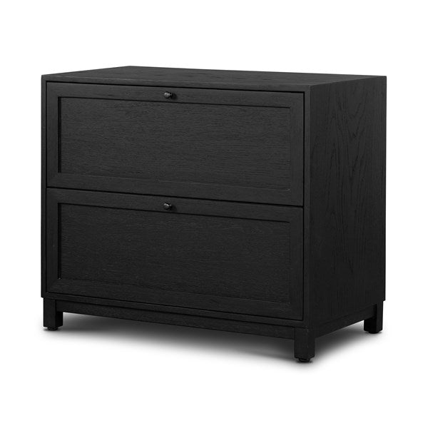 Millie Nighstand-Drifted Matte Black Nightstand Four Hands     Four Hands, Mid Century Modern Furniture, Old Bones Furniture Company, Old Bones Co, Modern Mid Century, Designer Furniture, https://www.oldbonesco.com/