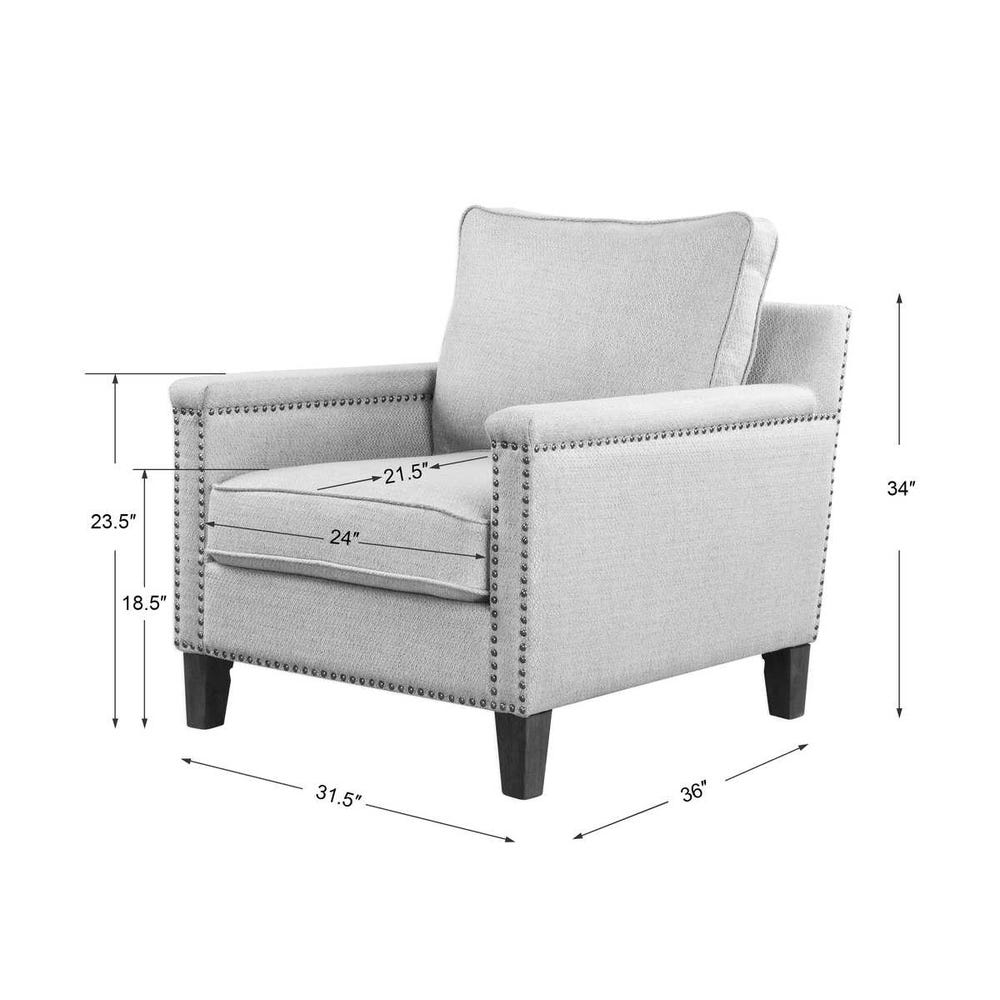 Uttermost Charlotta Sea Mist Accent Chair