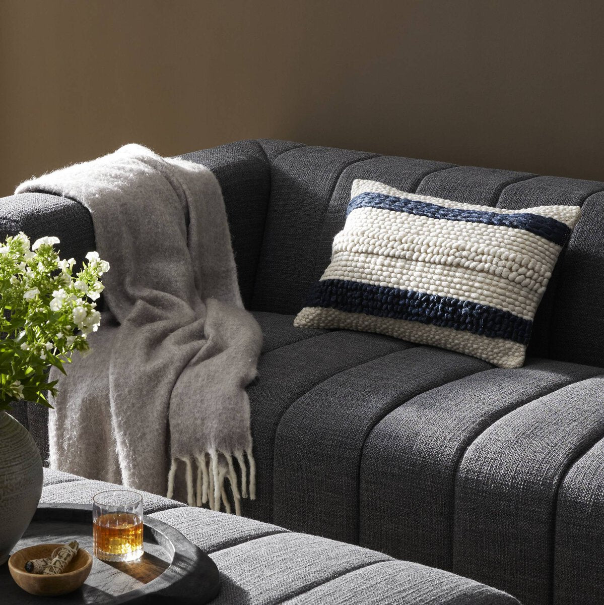 Textured Stripe Pillow Pillows Four Hands , Black Friday Sale Four Hands Furniture Sale, Old Bones Co, Mid Century Furniture Sale, Four Hands Furniture, Black Friday Sale Textured Stripe Pillow,Gus Sale, Perigold Textured Stripe Pillow Pillows Black Friday Sale , Perigold Sale Textured Stripe Pillow,Textured Stripe Pillow Lulu and Georgia, Burke Decor Sale Textured Stripe Pillow, www.oldbonesco.com