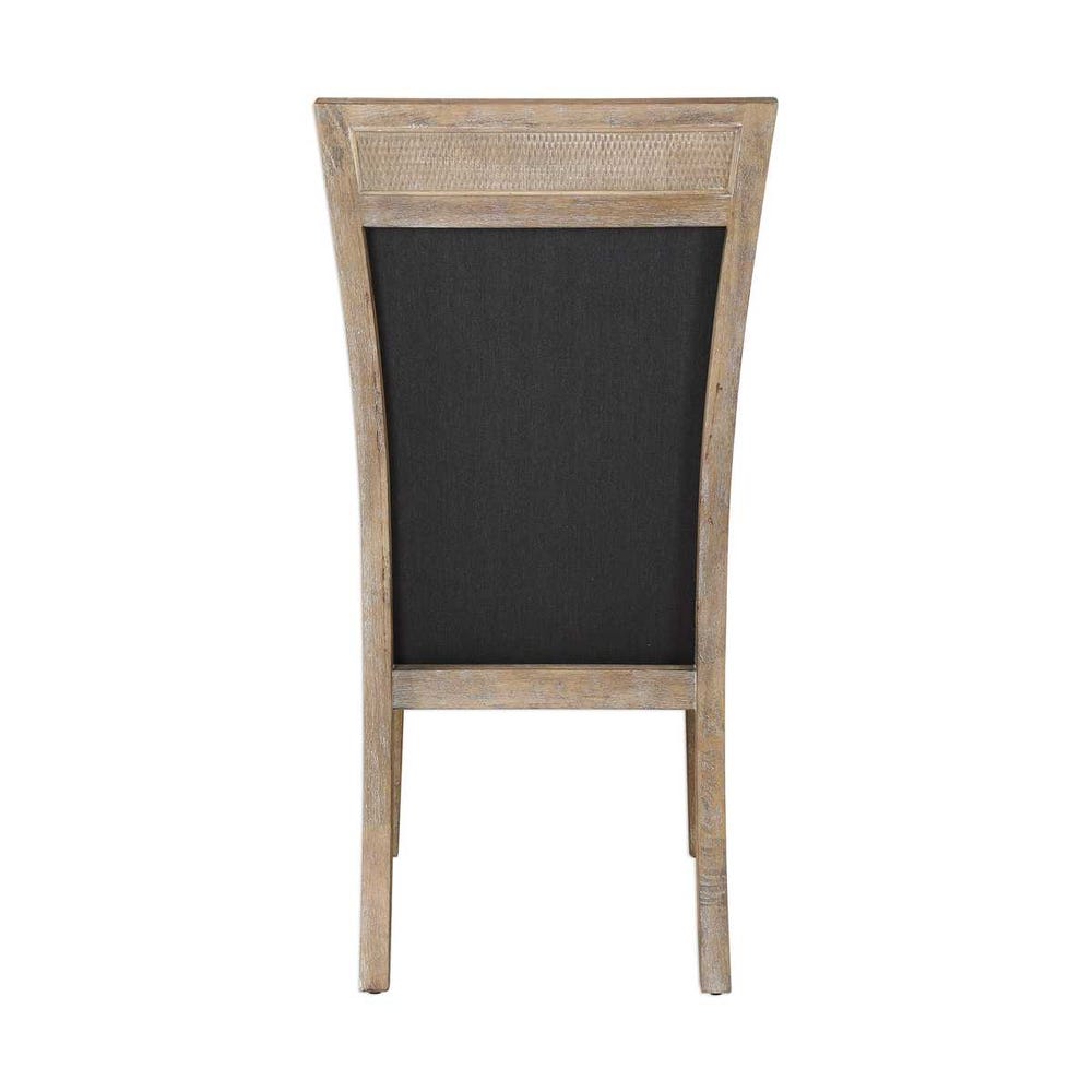 Uttermost Encore Dark Gray Armless Chair