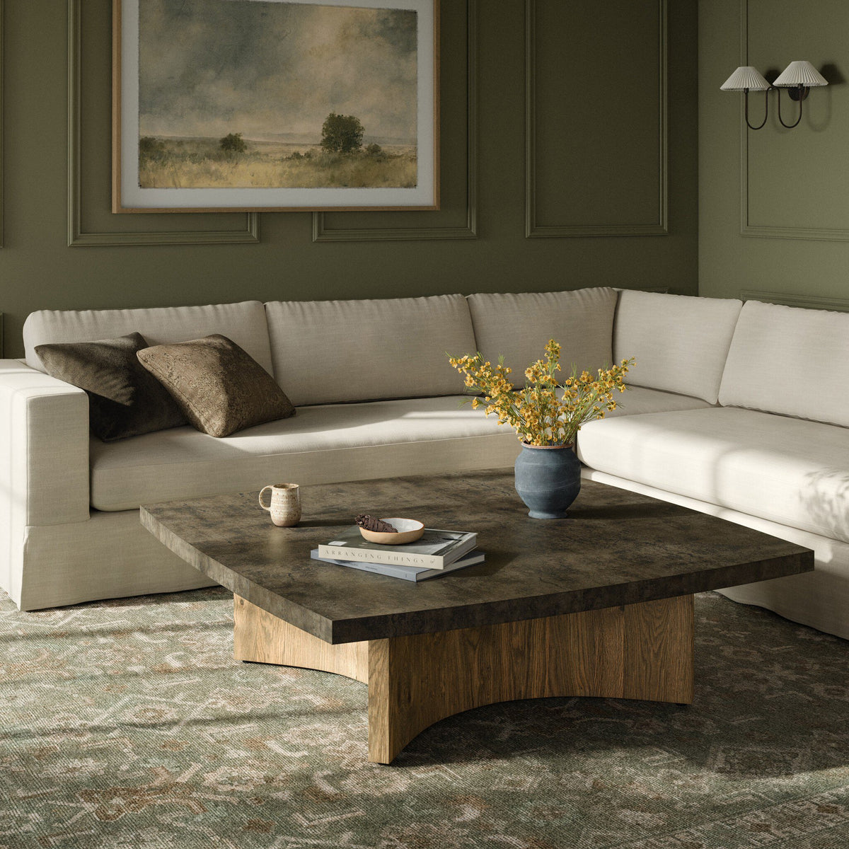 Brinton Square Coffee Table by Four Hands