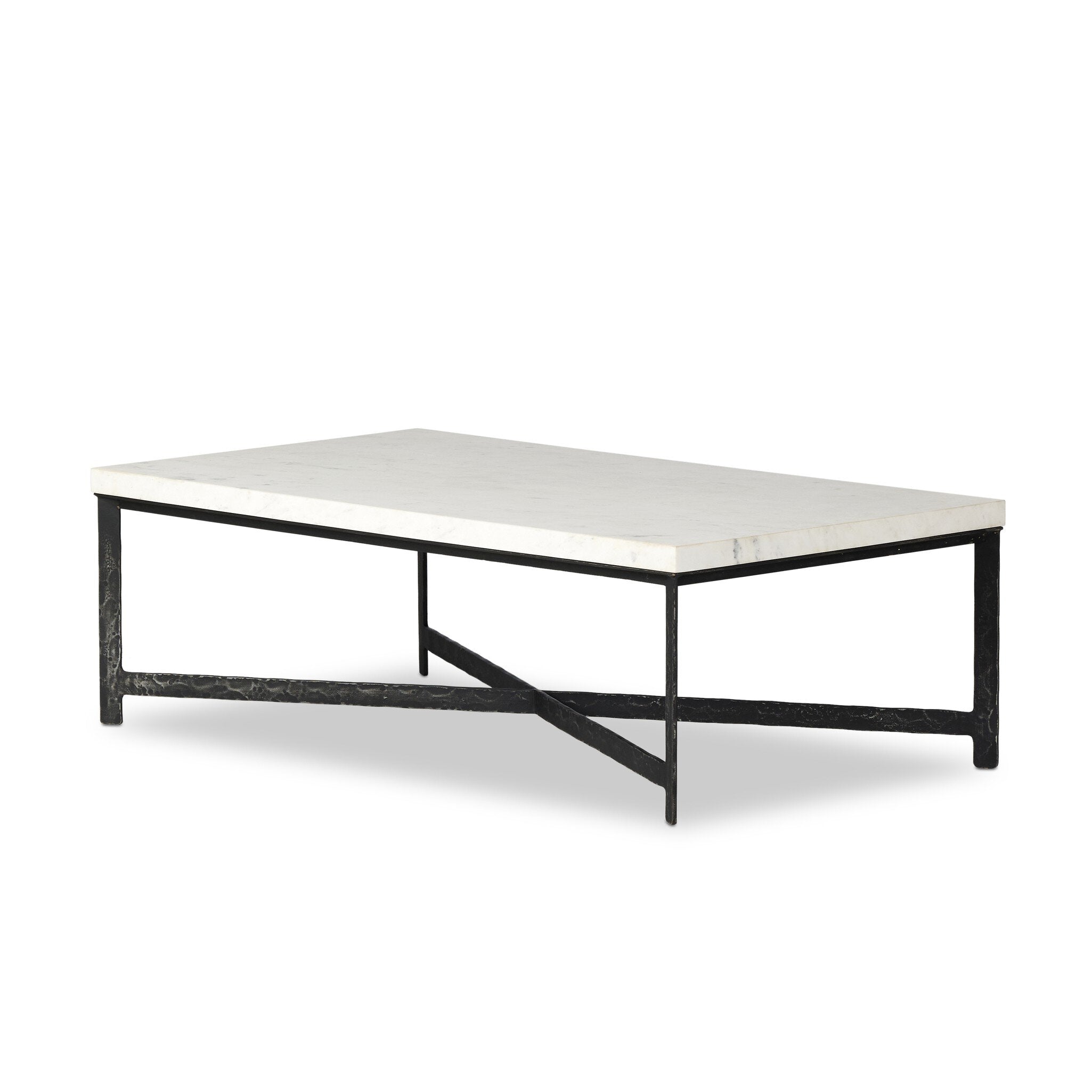 Hammered Iron Coffee Table - White Marble Coffee Tables Four Hands Coffee Tables,https://www.oldbonesco.com,Mid Century Furniture, Furniture Sale, Old Bones Co, Mid Century Sale, Four Hands Furniture, Sale,Gus, Sale,Perigold Hammered Iron Coffee Table - White Marble Coffee Tables Sale, Perigold Sale Hammered Iron Coffee Table - White Marble,Hammered Iron Coffee Table - White Marble Lulu and Georgia,Burke Decor Sale Hammered Iron Coffee Table - White Marble, open box furniture,Open Box Hammered Iron Coff