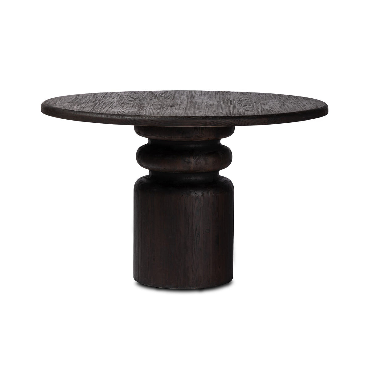 Kerrville Round Dining Table - Burnt Pine by Four Hands – Dining Tables