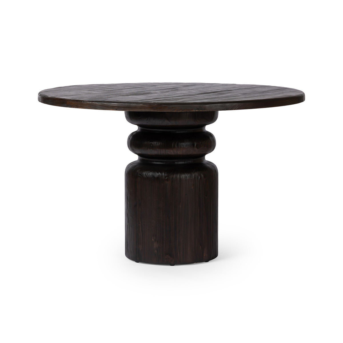 Kerrville Round Dining Table - Burnt Pine by Four Hands – Dining Tables