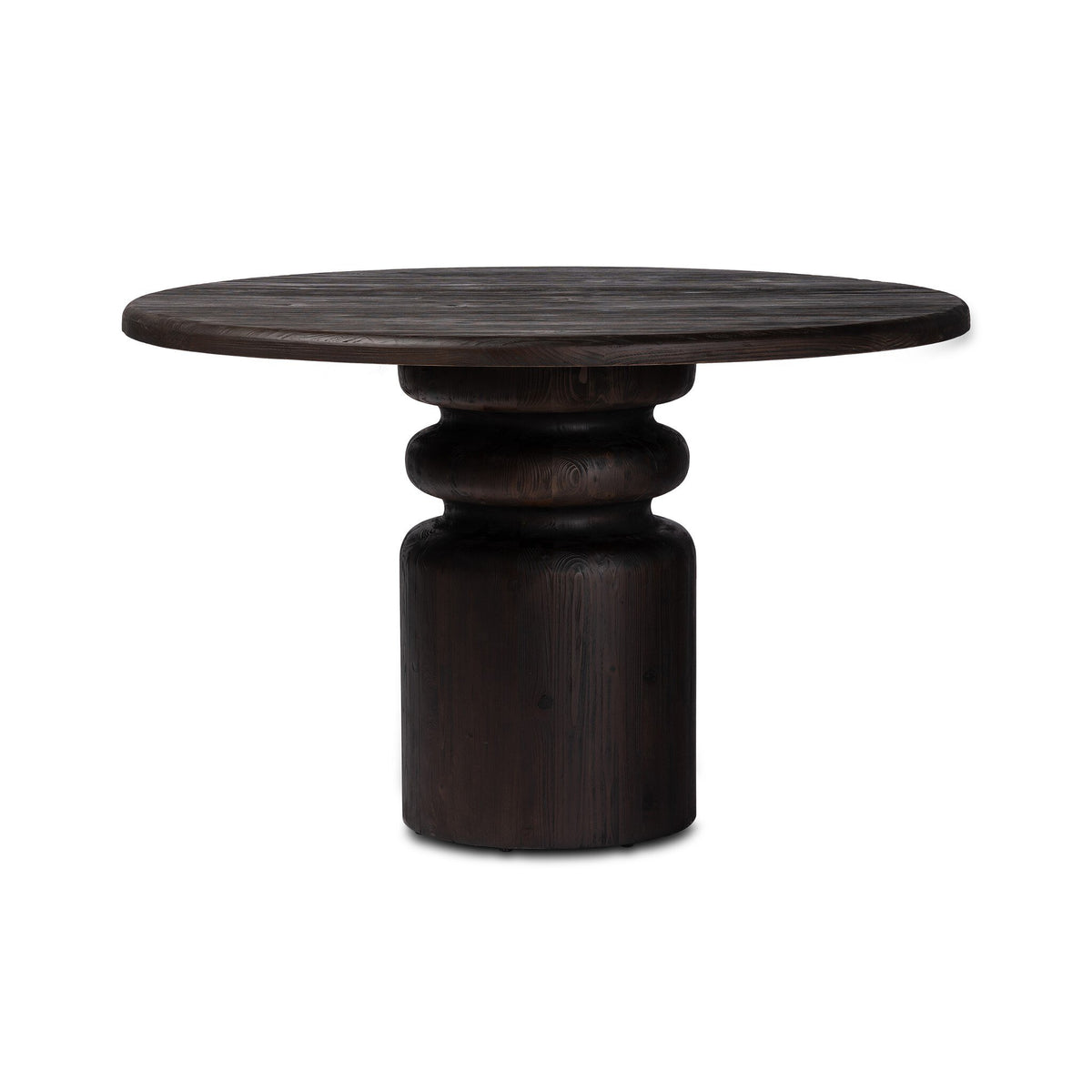 Kerrville Round Dining Table - Burnt Pine by Four Hands – Dining Tables