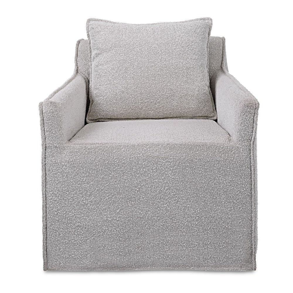 Uttermost Welland Gray Swivel Chair