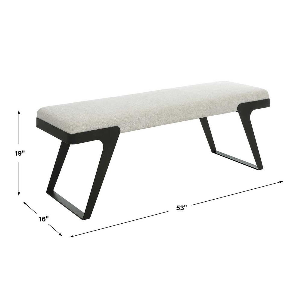 Uttermost Hover Modern Bench
