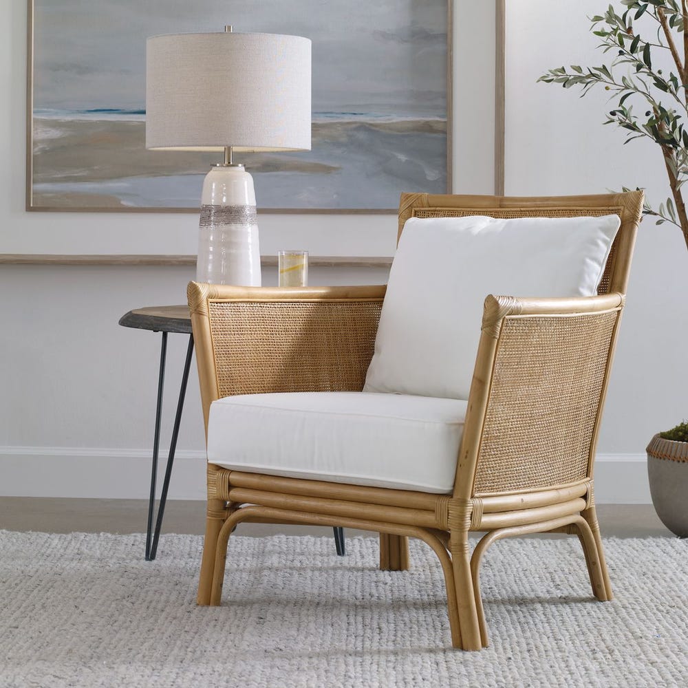 Uttermost Pacific Rattan Armchair