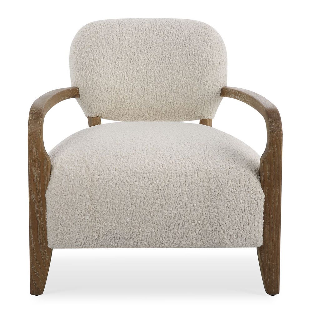 Uttermost Telluride Natural Shearling Accent Chair