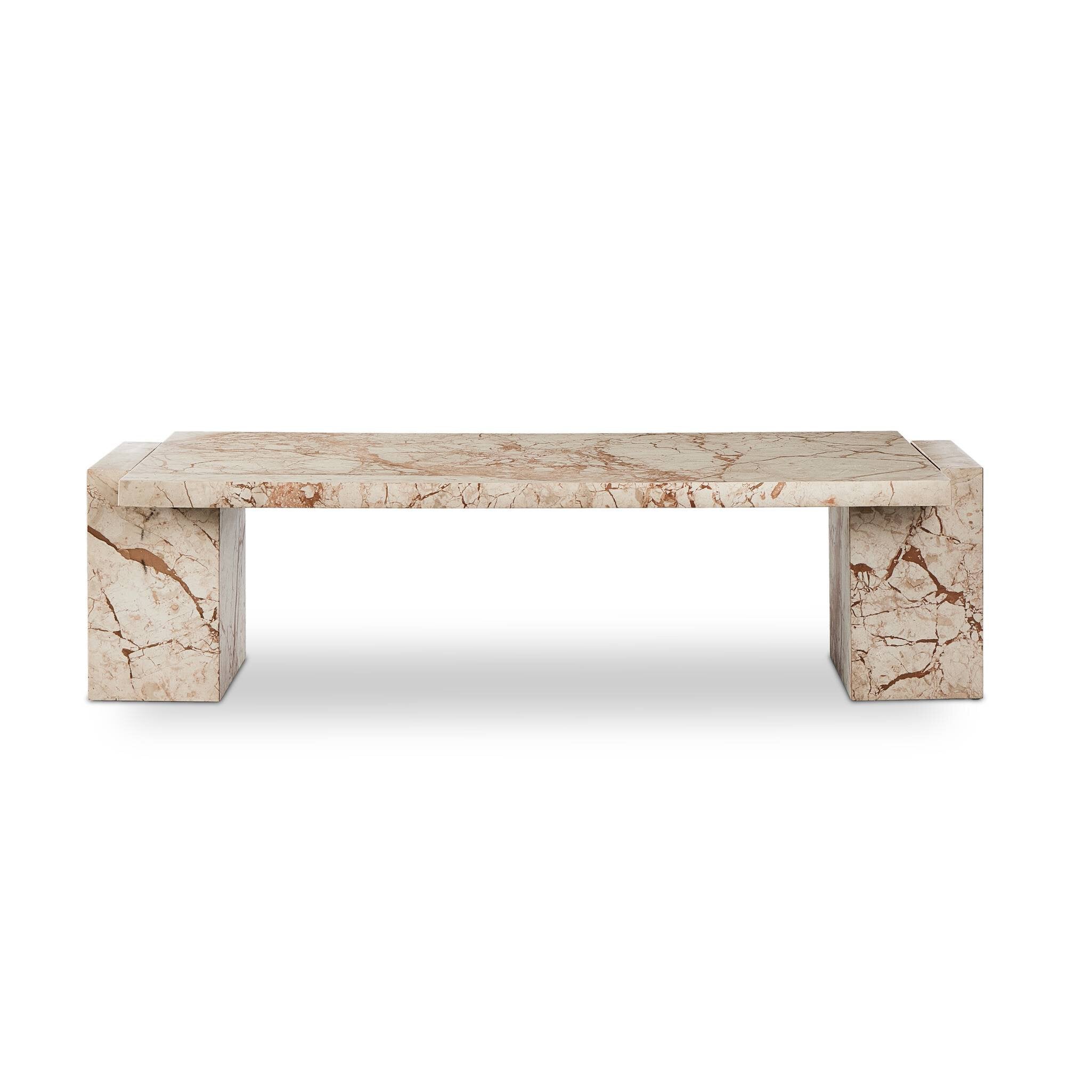 Romano Coffee Table - Desert Taupe Marble Coffee Tables Four Hands Coffee Tables,https://www.oldbonesco.com,Mid Century Furniture, Furniture Sale, Old Bones Co, Mid Century Sale, Four Hands Furniture, Sale,Gus, Sale,Perigold Romano Coffee Table - Desert Taupe Marble Coffee Tables Sale, Perigold Sale Romano Coffee Table - Desert Taupe Marble,Romano Coffee Table - Desert Taupe Marble Lulu and Georgia,Burke Decor Sale Romano Coffee Table - Desert Taupe Marble, open box furniture,Open Box Romano Coffee Tabl