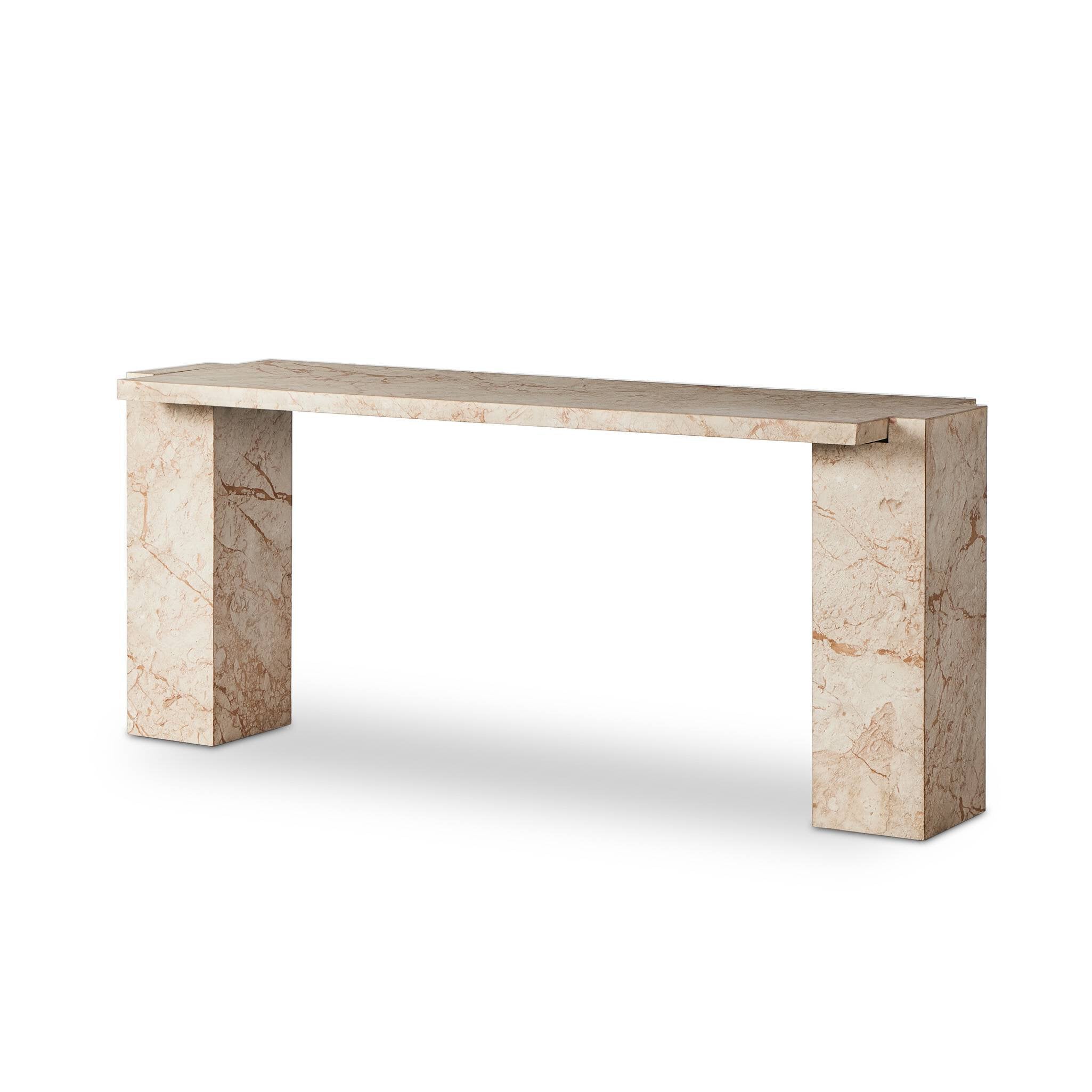 Romano Console Table - Desert Taupe Marble Console Tables Four Hands Console Tables,https://www.oldbonesco.com,Mid Century Furniture, Furniture Sale, Old Bones Co, Mid Century Sale, Four Hands Furniture, Sale,Gus, Sale,Perigold Romano Console Table - Desert Taupe Marble Console Tables Sale, Perigold Sale Romano Console Table - Desert Taupe Marble,Romano Console Table - Desert Taupe Marble Lulu and Georgia,Burke Decor Sale Romano Console Table - Desert Taupe Marble, open box furniture,Open Box Romano Con