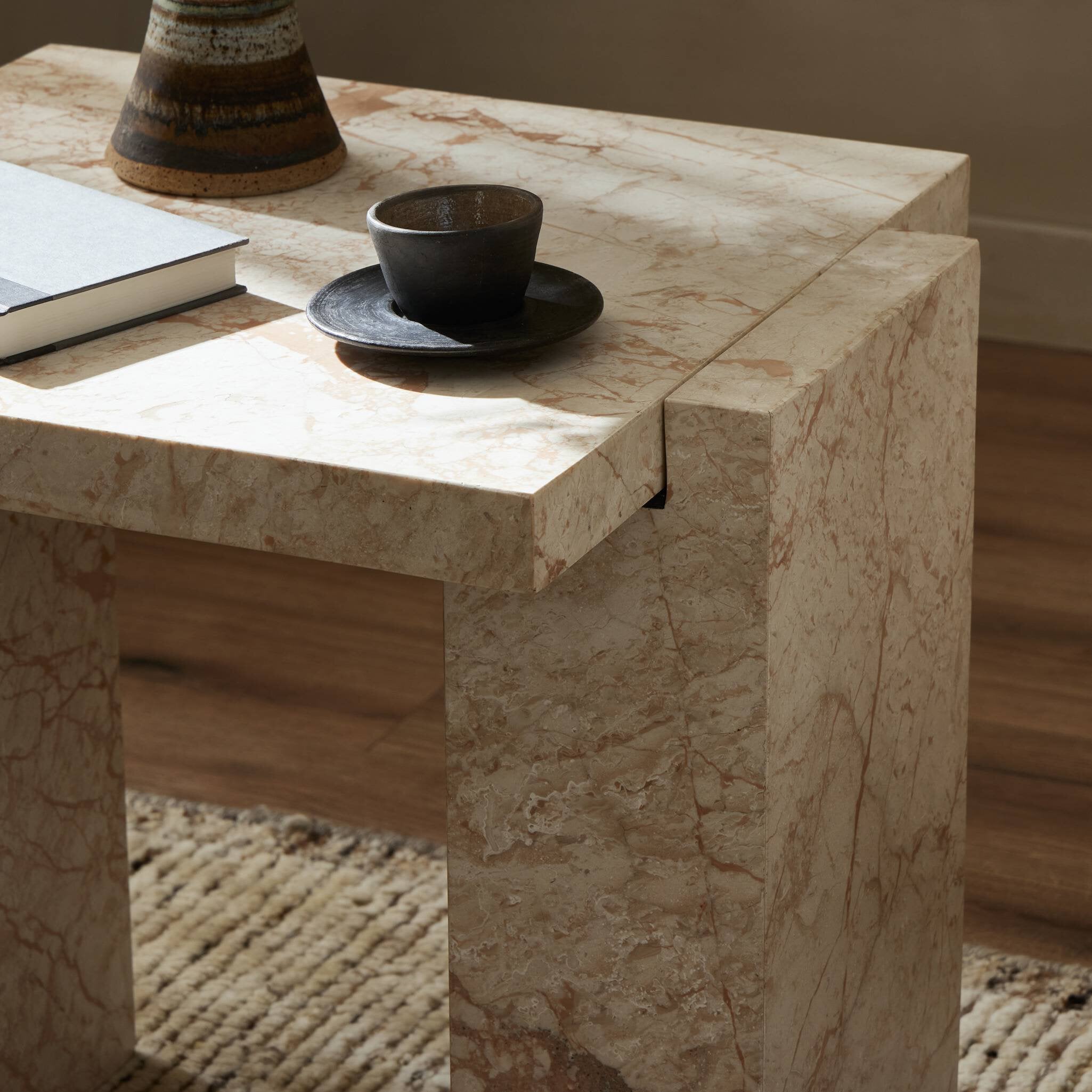 Romano End Table - Desert Taupe Marble Side & End Tables Four Hands     Side & End Tables,https://www.oldbonesco.com,Mid Century Furniture, Furniture Sale, Old Bones Co, Mid Century Sale, Four Hands Furniture, Sale,Gus, Sale,Perigold Romano End Table - Desert Taupe Marble Side & End Tables Sale, Perigold Sale Romano End Table - Desert Taupe Marble,Romano End Table - Desert Taupe Marble Lulu and Georgia,Burke Decor Sale Romano End Table - Desert Taupe Marble, open box furniture,Open Box Romano End Table - De