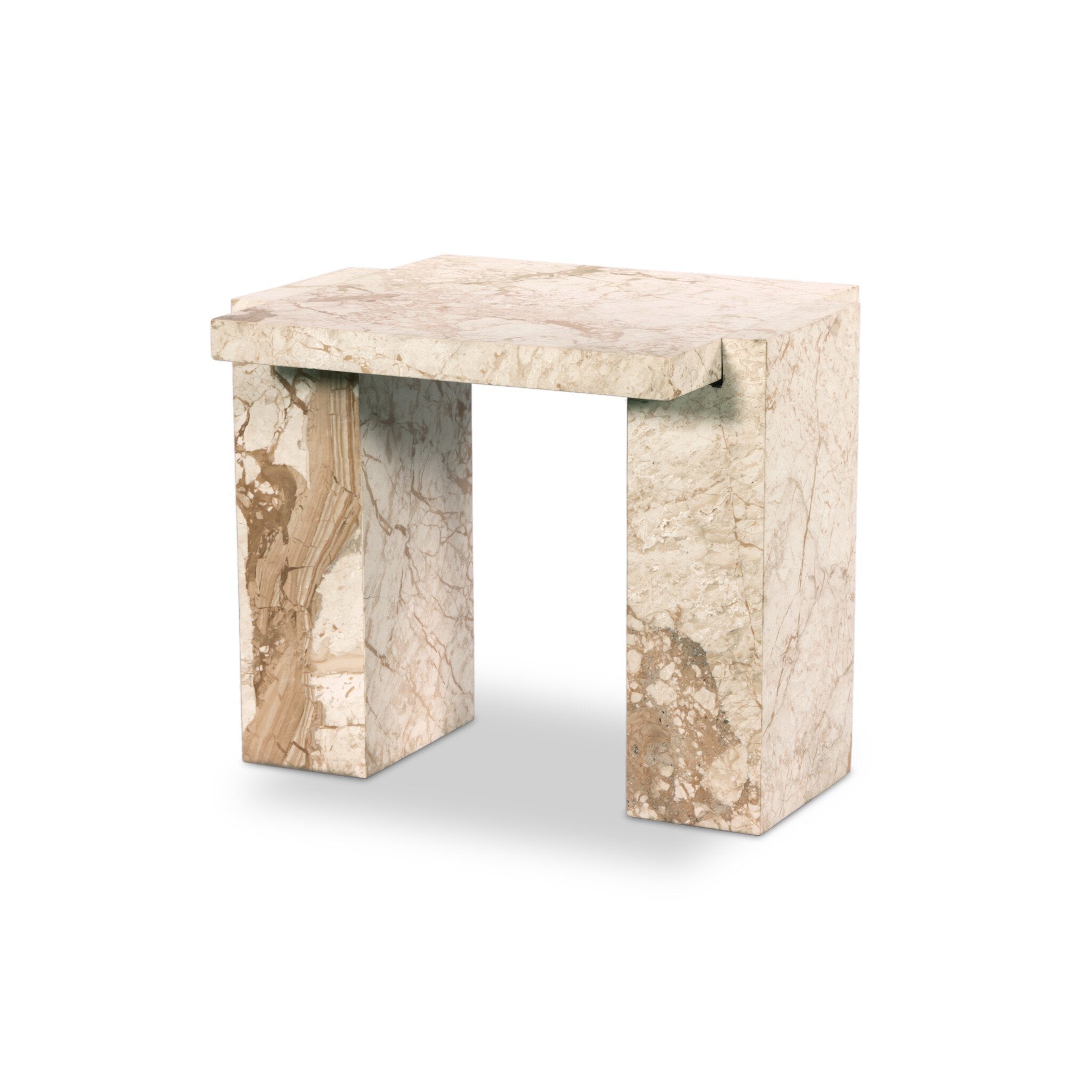Romano End Table - Desert Taupe Marble Side & End Tables Four Hands     Side & End Tables,https://www.oldbonesco.com,Mid Century Furniture, Furniture Sale, Old Bones Co, Mid Century Sale, Four Hands Furniture, Sale,Gus, Sale,Perigold Romano End Table - Desert Taupe Marble Side & End Tables Sale, Perigold Sale Romano End Table - Desert Taupe Marble,Romano End Table - Desert Taupe Marble Lulu and Georgia,Burke Decor Sale Romano End Table - Desert Taupe Marble, open box furniture,Open Box Romano End Table - De