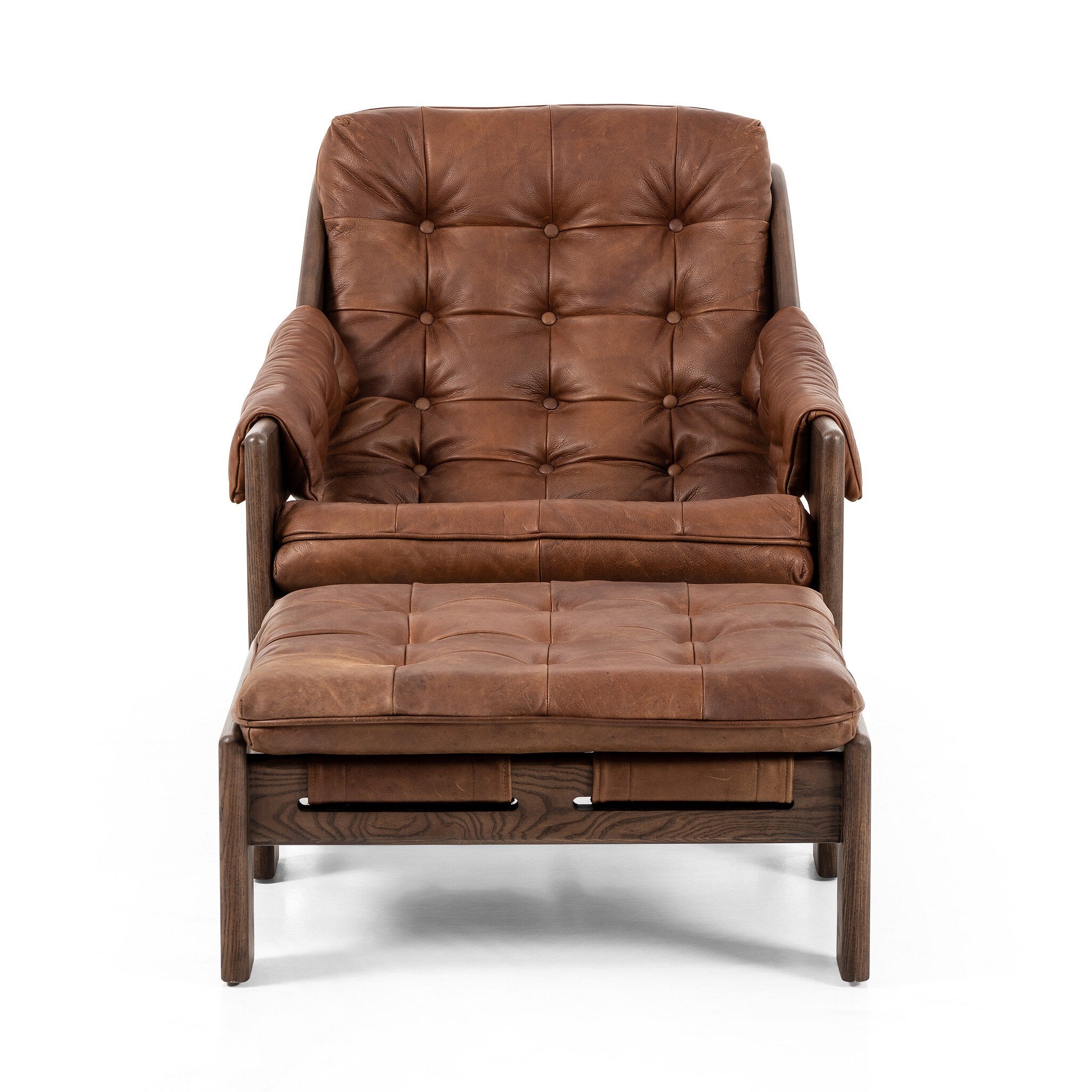 Halston Chair with Ottoman