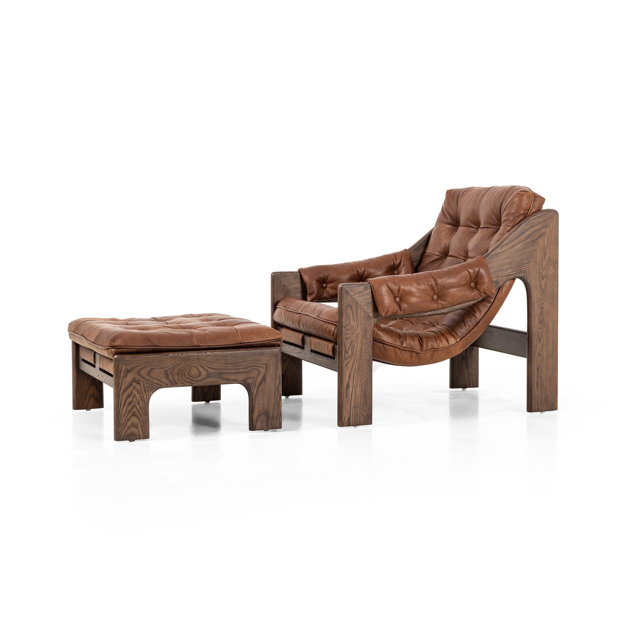 Halston Chair with Ottoman