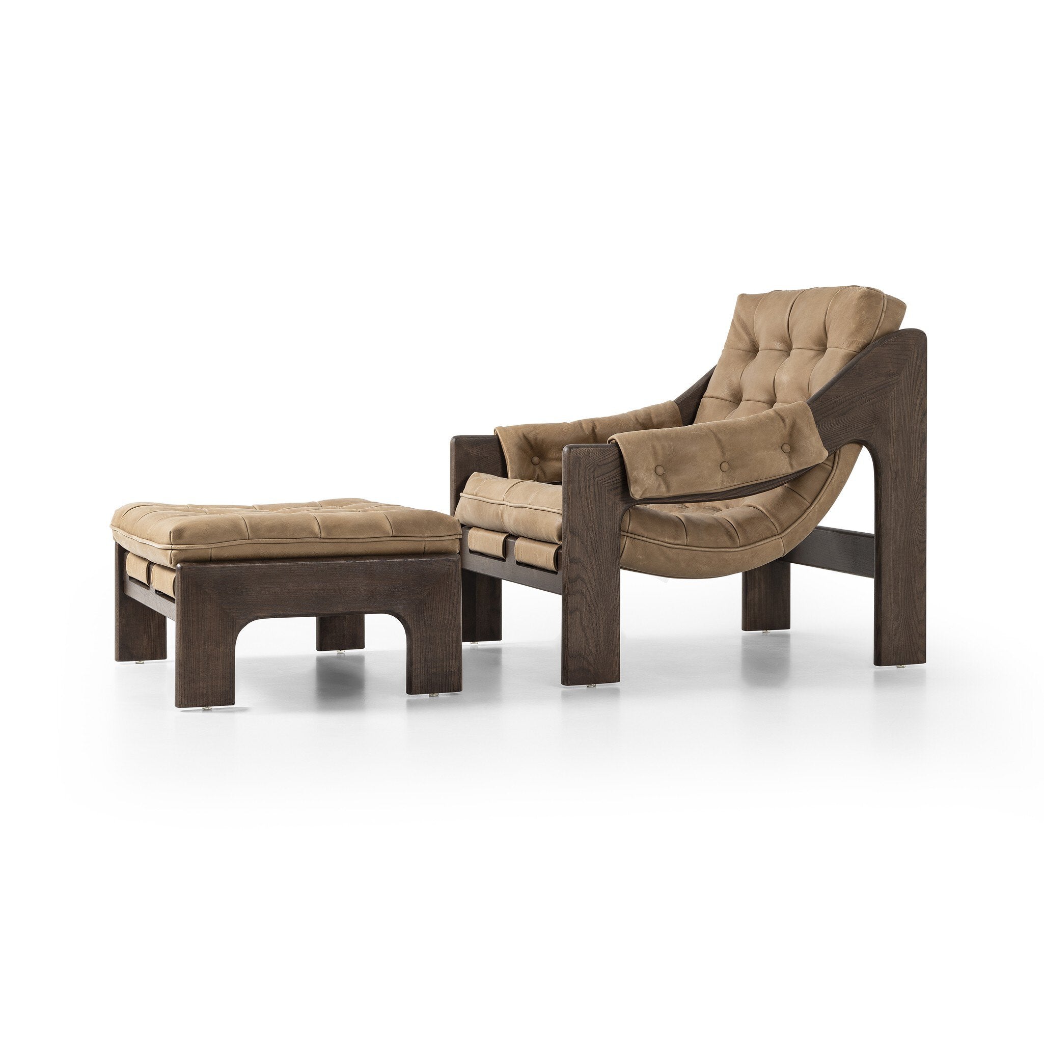 Halston Chair with Ottoman - Palermo Drift Chairs Four Hands Chairs,https://www.oldbonesco.com,Mid Century Furniture, Furniture Sale, Old Bones Co, Mid Century Sale, Four Hands Furniture, Sale,Gus, Sale,Perigold Halston Chair with Ottoman - Palermo Drift Chairs Sale, Perigold Sale Halston Chair with Ottoman - Palermo Drift,Halston Chair with Ottoman - Palermo Drift Lulu and Georgia,Burke Decor Sale Halston Chair with Ottoman - Palermo Drift, open box furniture,Open Box Halston Chair with Ottoman - Paler