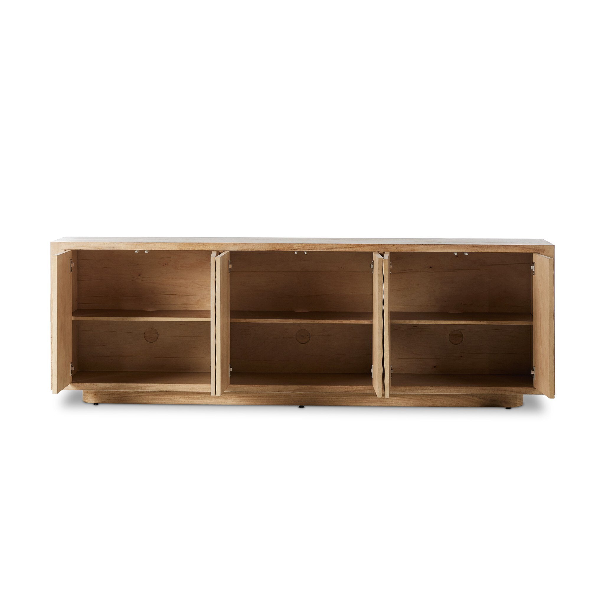 Bahari Sideboard - Light Guanacaste Veneer Sideboards Four Hands     Sideboards,https://www.oldbonesco.com,Mid Century Furniture, Furniture Sale, Old Bones Co, Mid Century Sale, Four Hands Furniture, Sale,Gus, Sale,Perigold Bahari Sideboard - Light Guanacaste Veneer Sideboards Sale, Perigold Sale Bahari Sideboard - Light Guanacaste Veneer,Bahari Sideboard - Light Guanacaste Veneer Lulu and Georgia,Burke Decor Sale Bahari Sideboard - Light Guanacaste Veneer, open box furniture,Open Box Bahari Sideboard - Lig