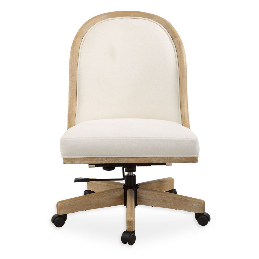 Uttermost Lithe Light Oak Desk Chair
