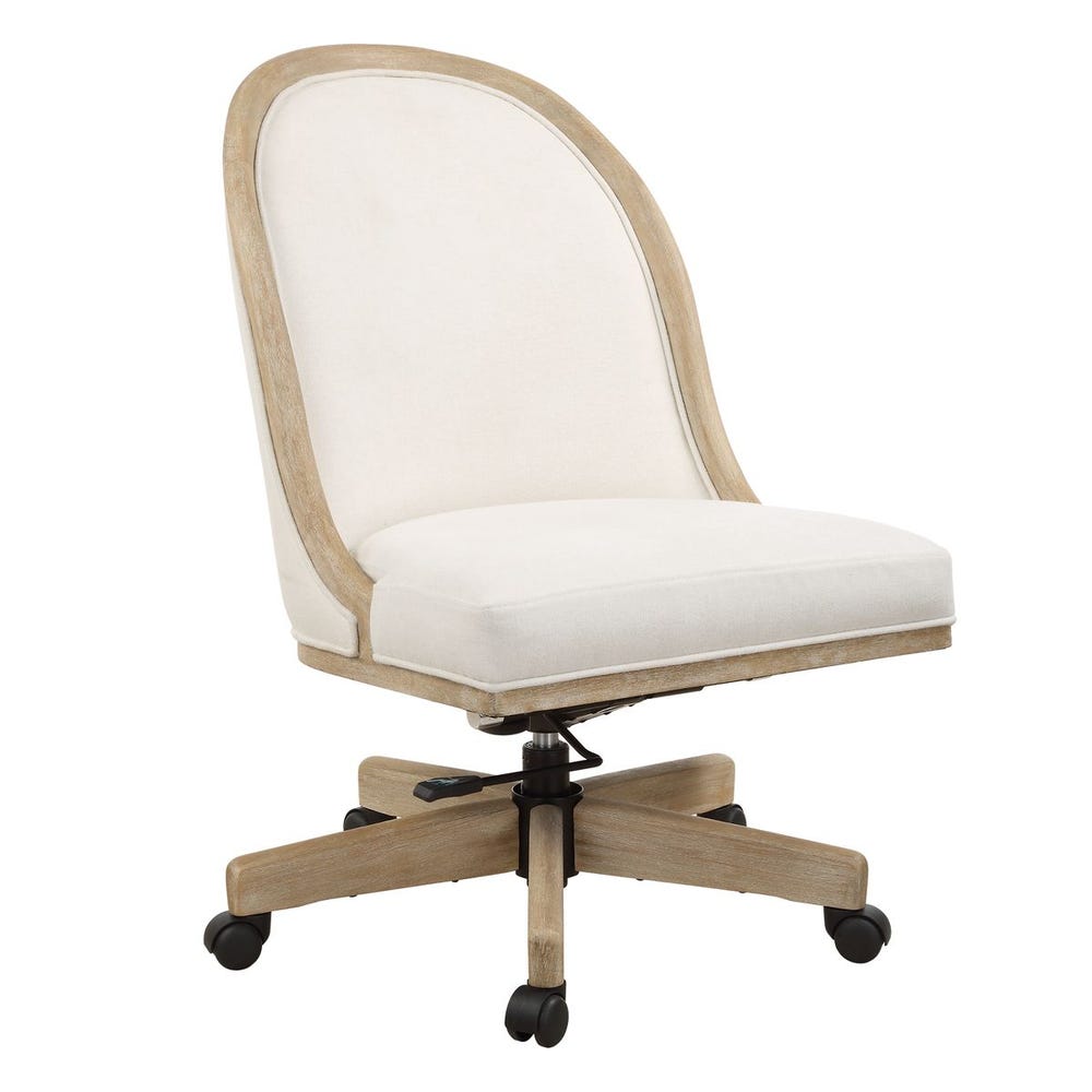 Uttermost Lithe Light Oak Desk Chair