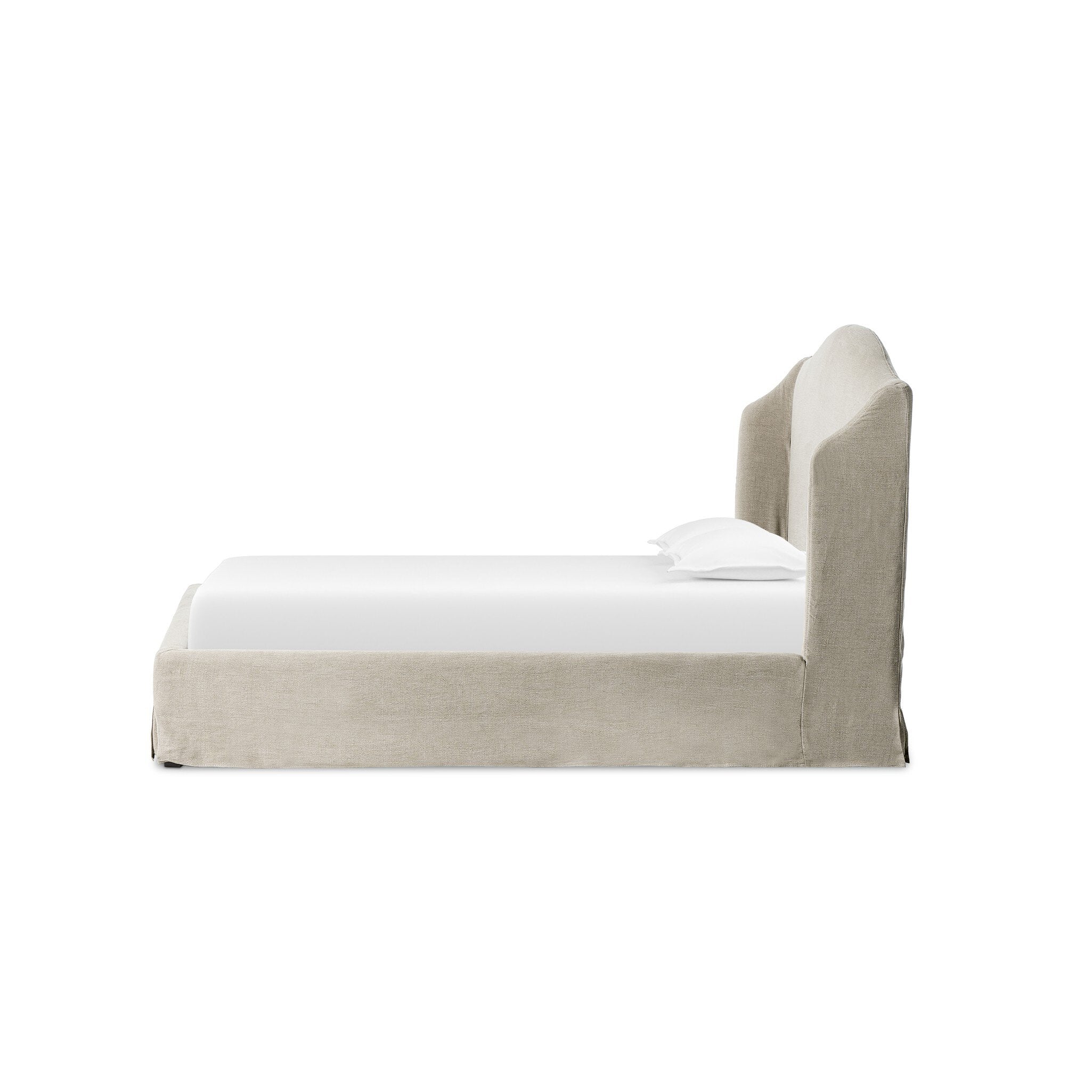 Meryl Slipcover Bed - Broadway Stone Beds Four Hands Beds,https://www.oldbonesco.com,Mid Century Furniture, Furniture Sale, Old Bones Co, Mid Century Sale, Four Hands Furniture, Sale,Gus, Sale,Perigold Meryl Slipcover Bed - Broadway Stone Beds Sale, Perigold Sale Meryl Slipcover Bed - Broadway Stone,Meryl Slipcover Bed - Broadway Stone Lulu and Georgia,Burke Decor Sale Meryl Slipcover Bed - Broadway Stone, open box furniture,Open Box Meryl Slipcover Bed - Broadway Stone