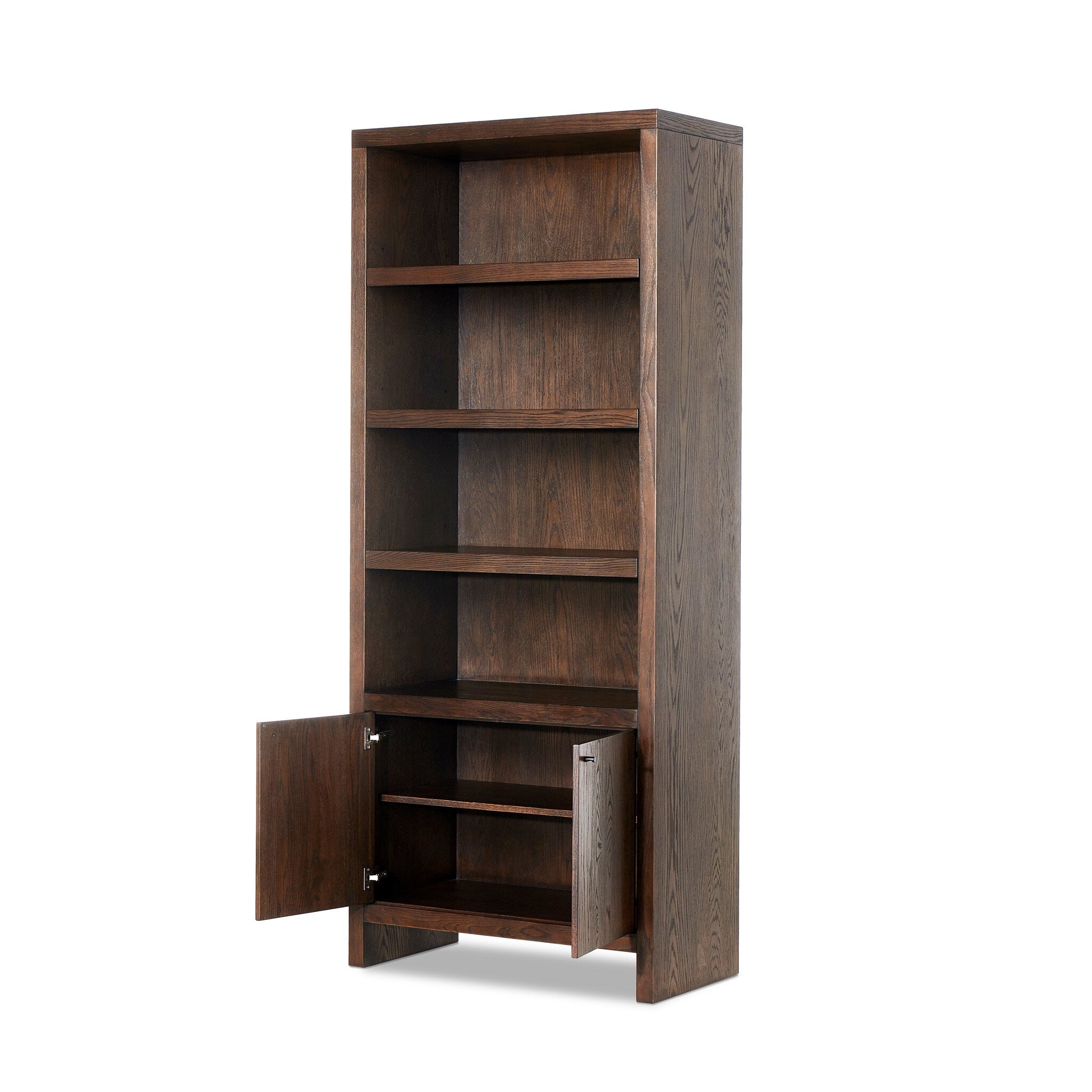 Torrington Bookcase - Umber Oak Veneer Bookcases Four Hands Bookcases,https://www.oldbonesco.com,Mid Century Furniture, Furniture Sale, Old Bones Co, Mid Century Sale, Four Hands Furniture, Sale,Gus, Sale,Perigold Torrington Bookcase - Umber Oak Veneer Bookcases Sale, Perigold Sale Torrington Bookcase - Umber Oak Veneer,Torrington Bookcase - Umber Oak Veneer Lulu and Georgia,Burke Decor Sale Torrington Bookcase - Umber Oak Veneer, open box furniture,Open Box Torrington Bookcase - Umber Oak Veneer
