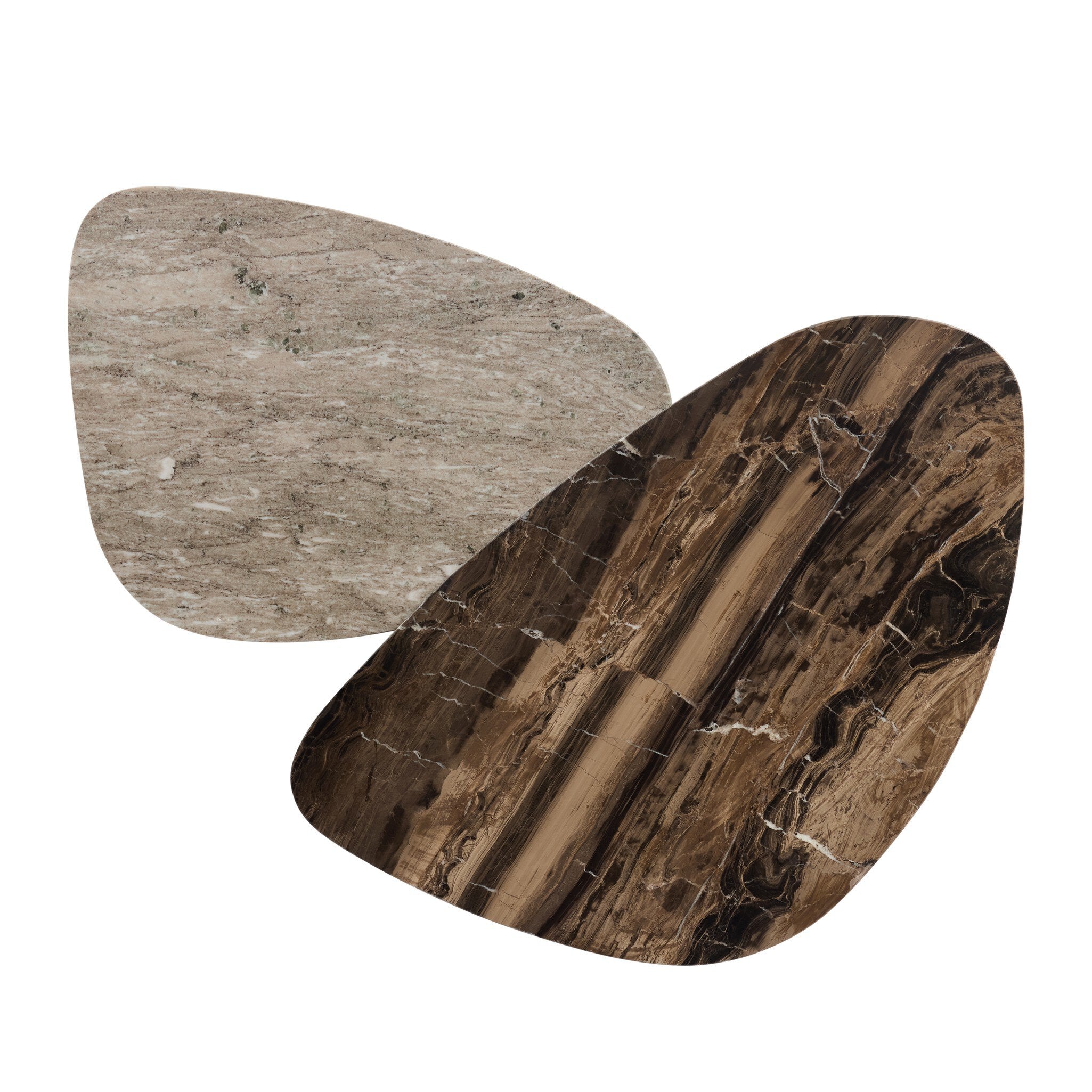 Zion Nesting Coffee Tables - Antique White Marble