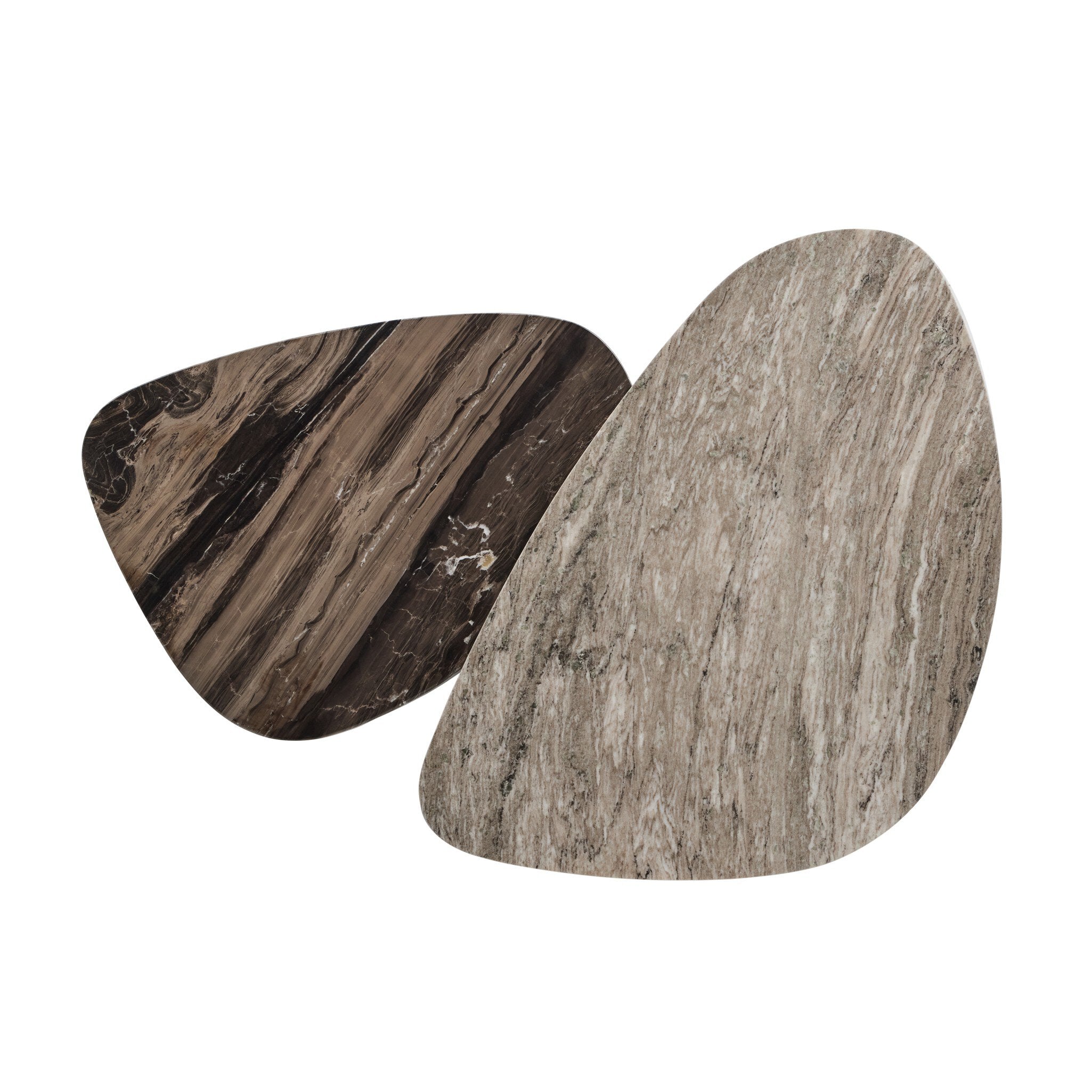 Zion Nesting Coffee Tables - Antique White Marble