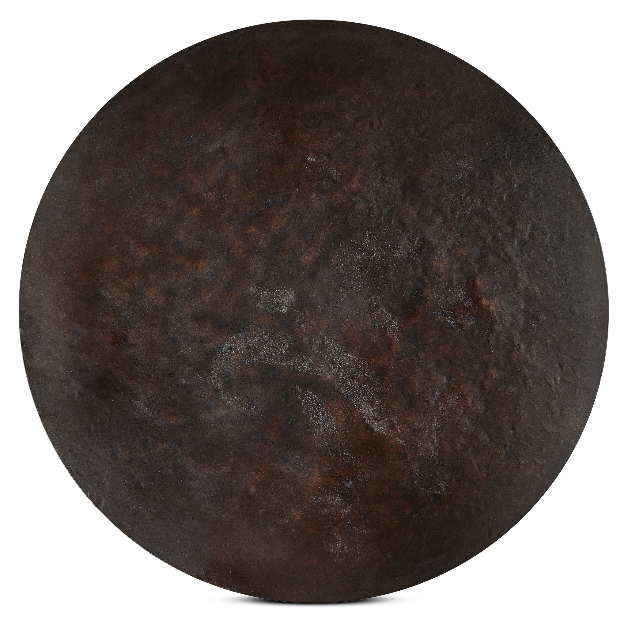 Round Side Table in Solid Iron