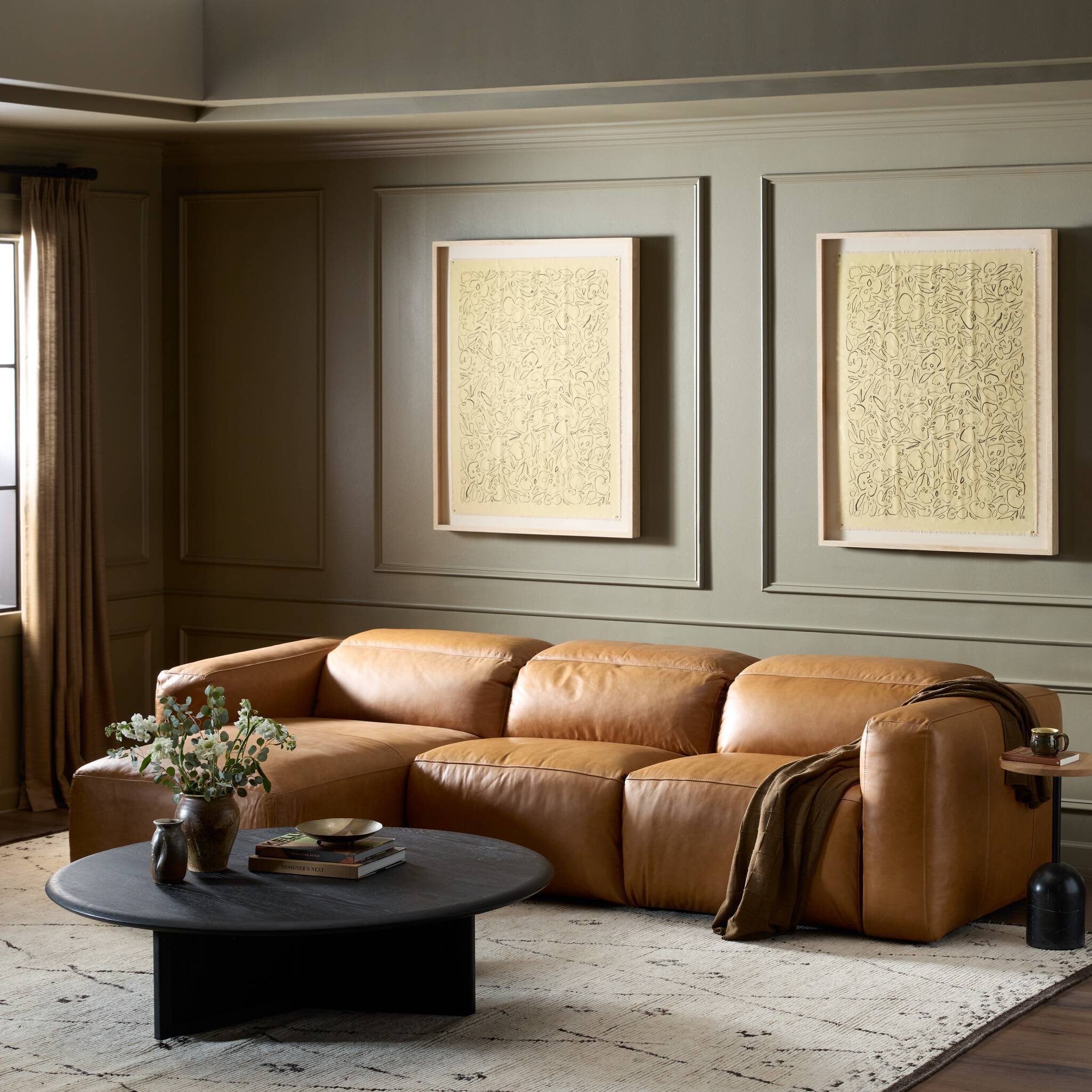 Radley Power Recliner 3-Piece Sectional with Chaise