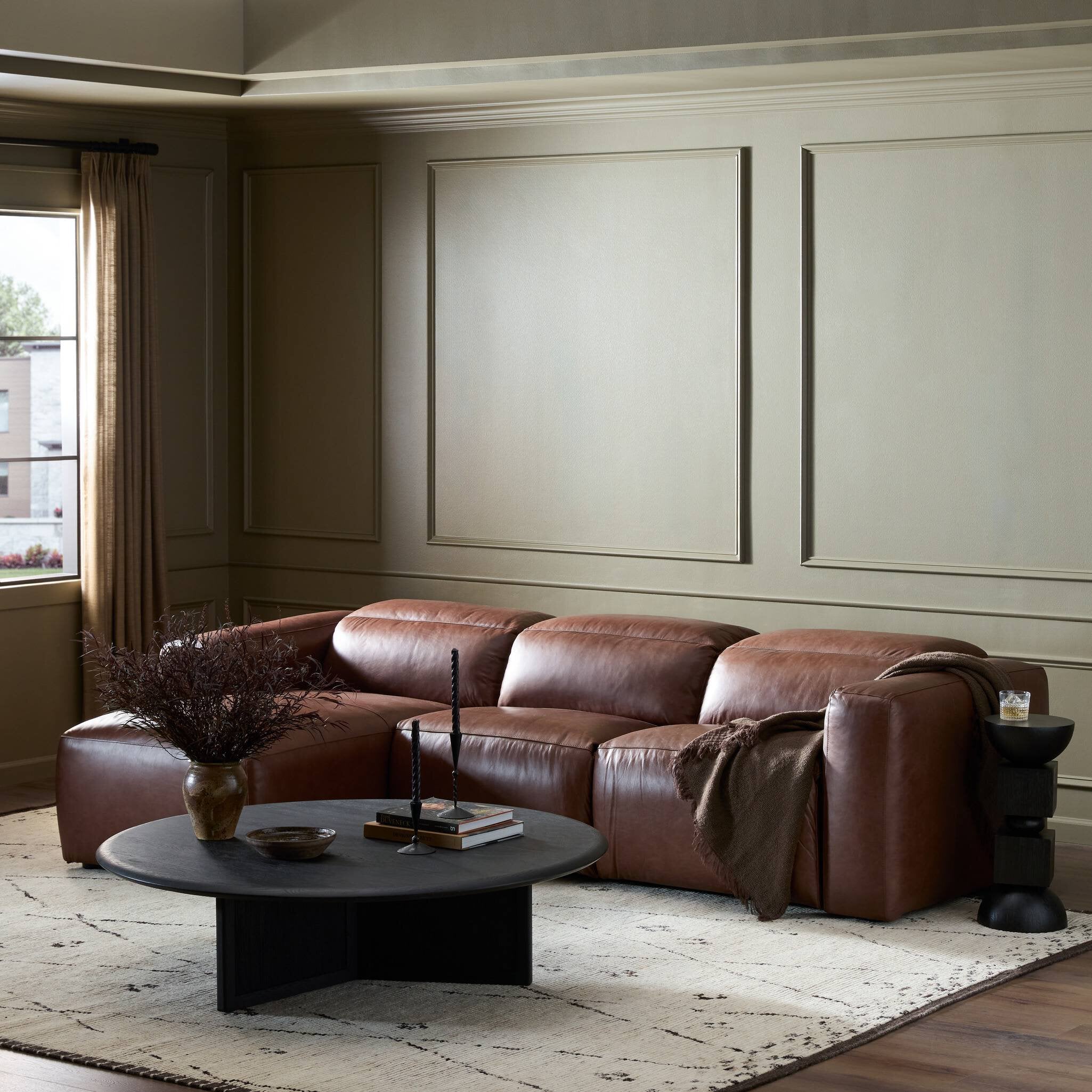 Radley Power Recliner 3-Piece Sectional with Chaise