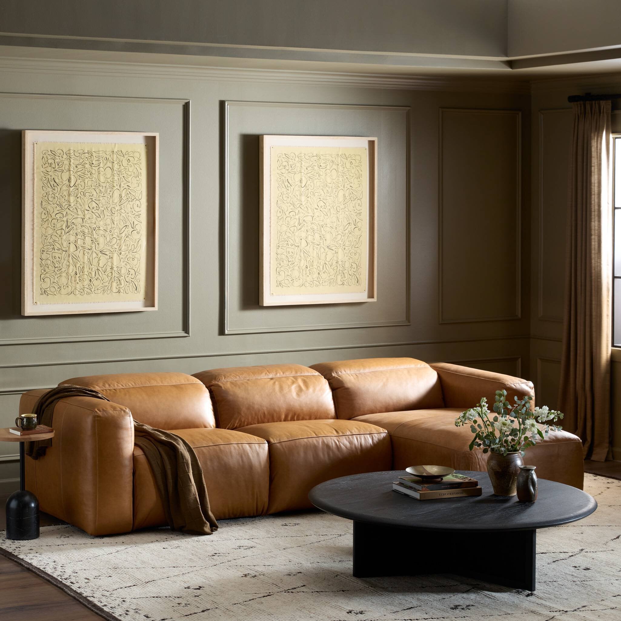 Radley Power Recliner 3-Piece Sectional with Chaise