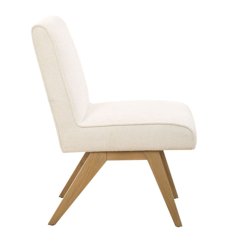 Uttermost Blakely White Armless Dining Chair