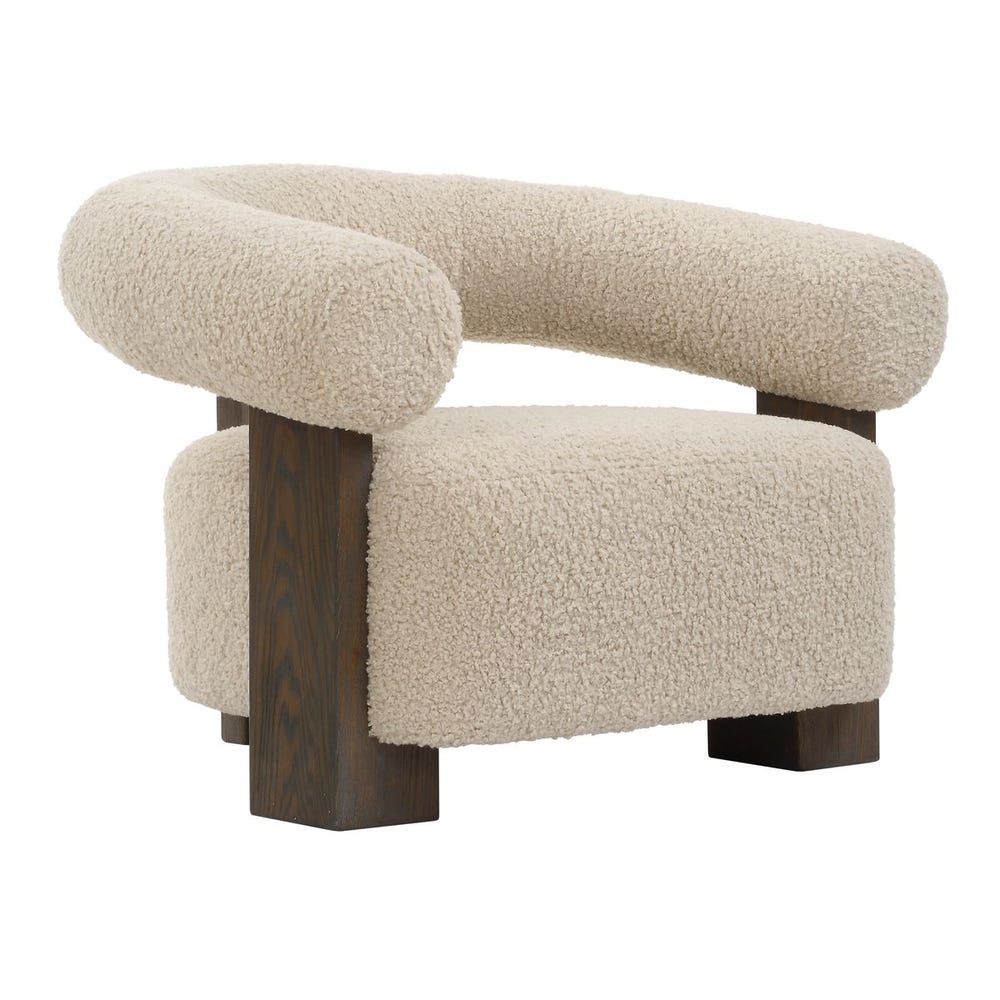 Uttermost Lennox Shearling Accent Chair by Uttermost