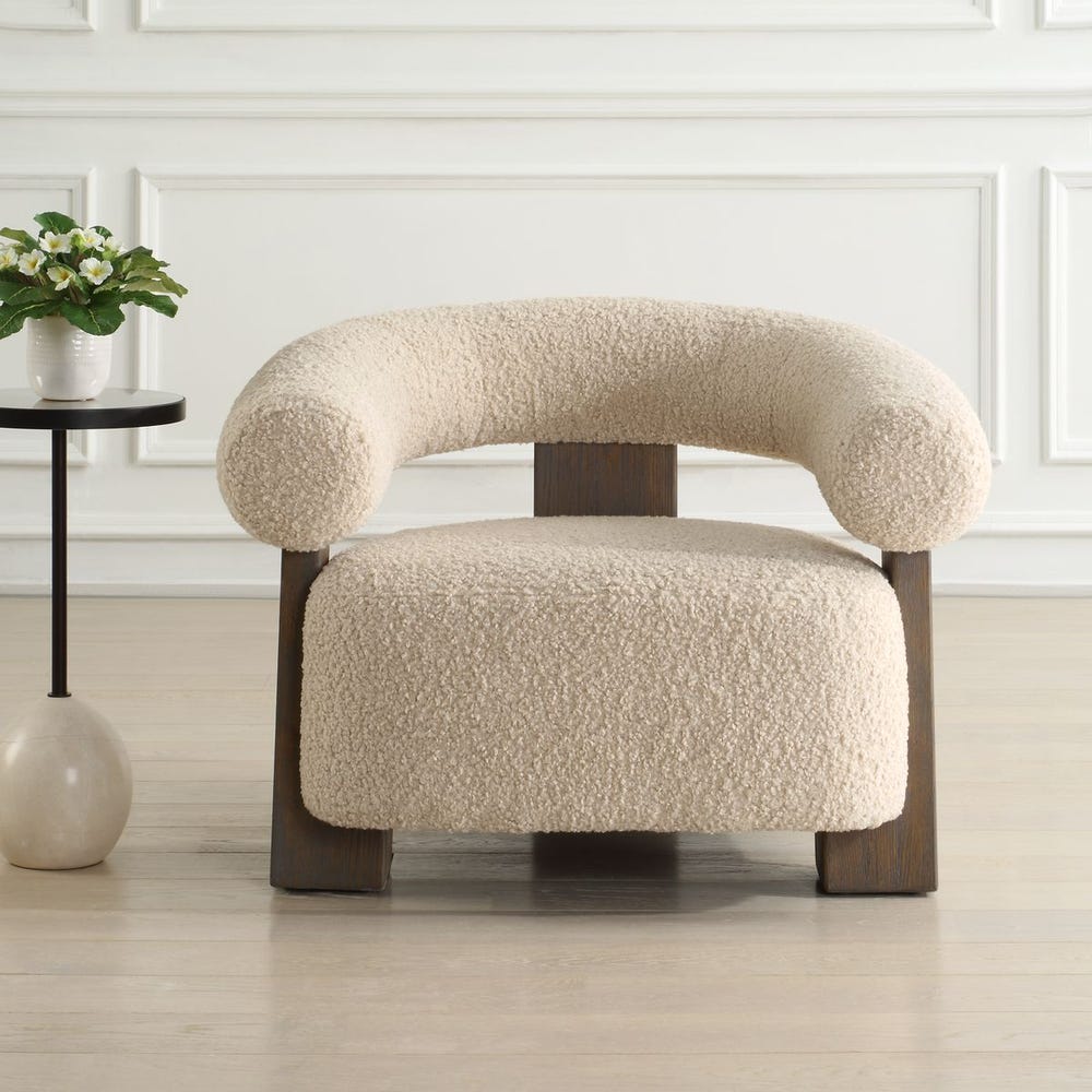 Uttermost Lennox Shearling Accent Chair by Uttermost
