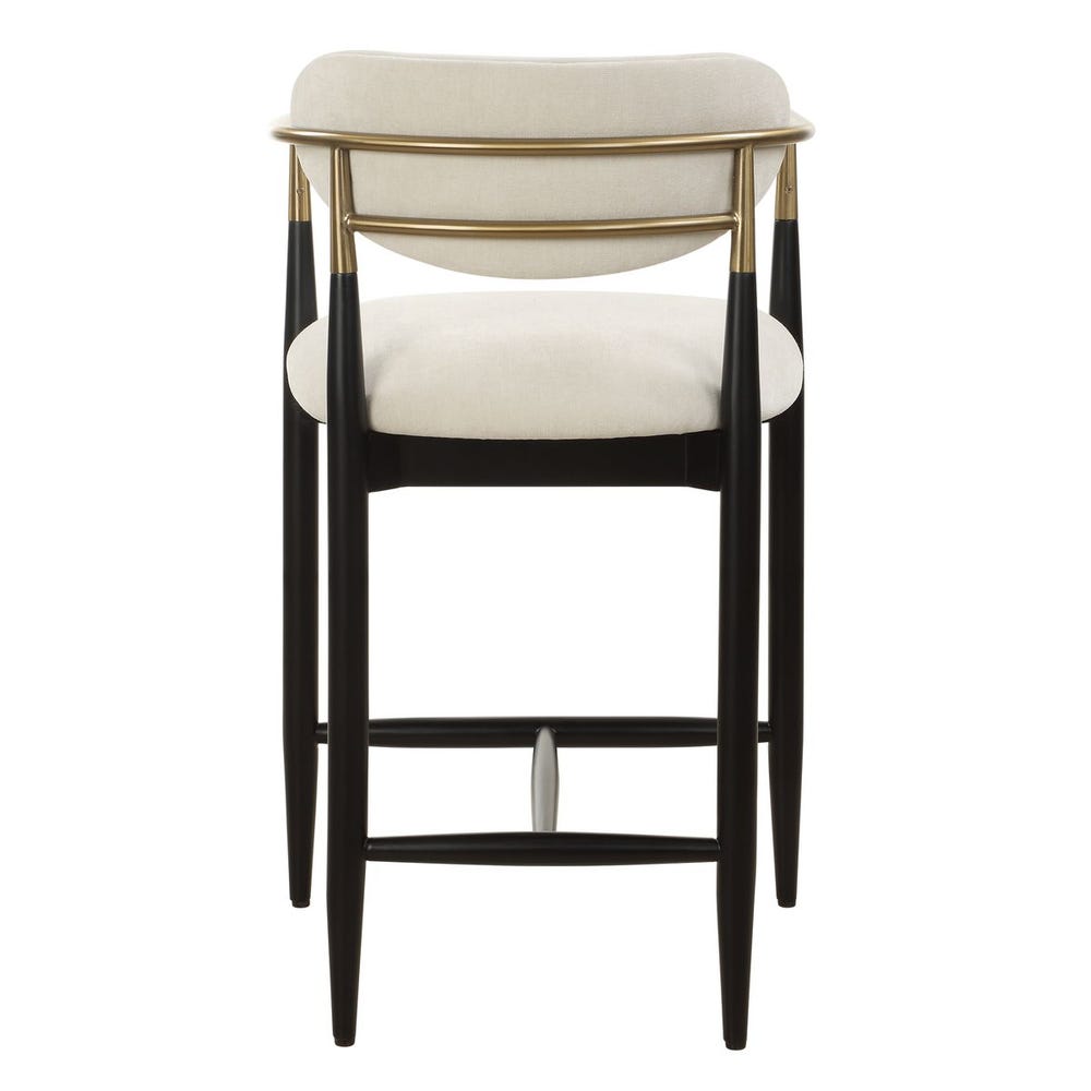 Uttermost Moxie White Counter Stool