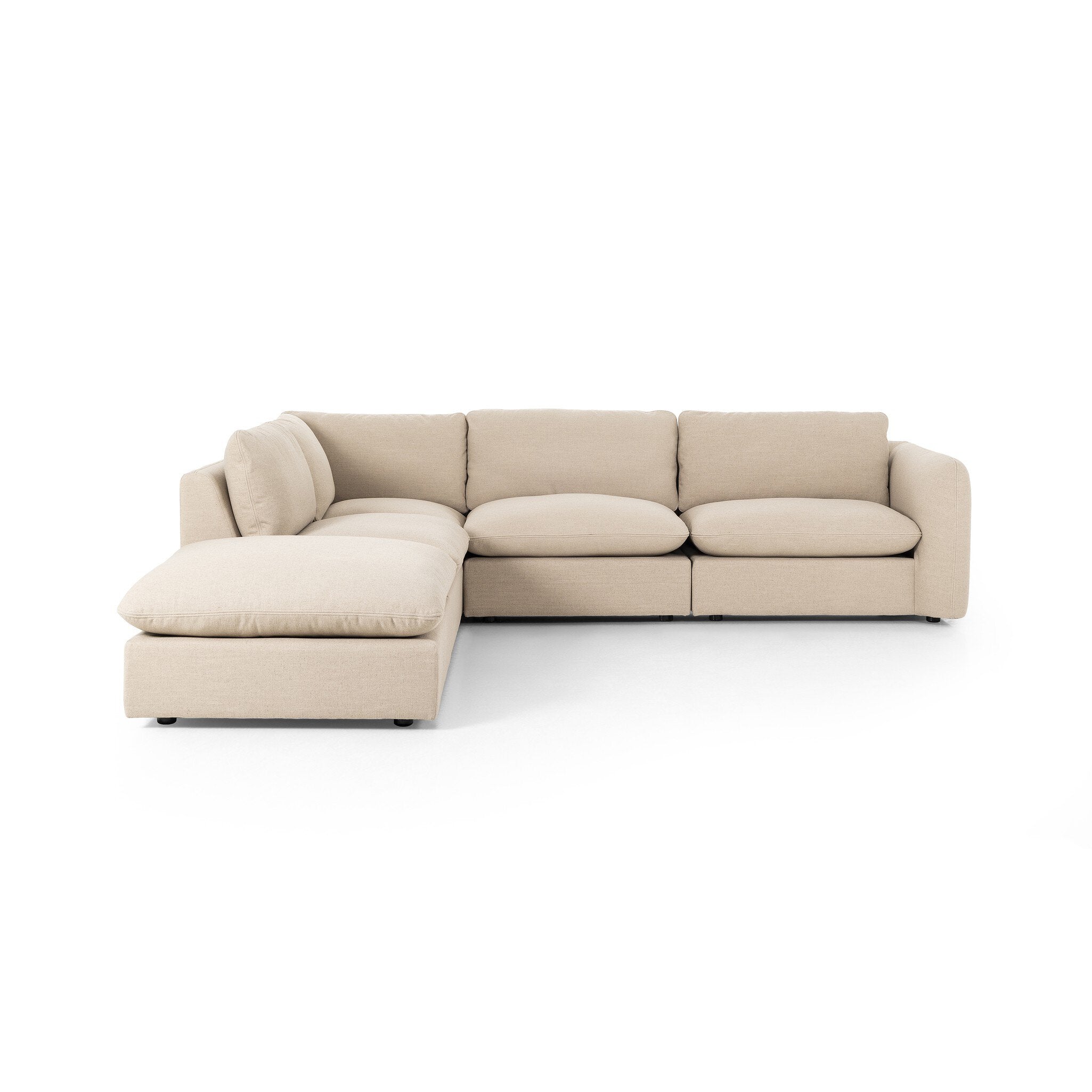 Ingel 4-Piece Sectional W/ Ottoman - Antwerp Taupe Sectionals Four Hands Right Arm Facing Sectionals,https://www.oldbonesco.com,Mid Century Furniture, Furniture Sale, Old Bones Co, Mid Century Sale, Four Hands Furniture, Sale,Gus, Sale,Perigold Ingel 4-Piece Sectional W/ Ottoman - Antwerp Taupe Sectionals Sale, Perigold Sale Ingel 4-Piece Sectional W/ Ottoman - Antwerp Taupe,Ingel 4-Piece Sectional W/ Ottoman - Antwerp Taupe Lulu and Georgia,Burke Decor Sale Ingel 4-Piece Sectional W/ Ottoman - Antwerp T